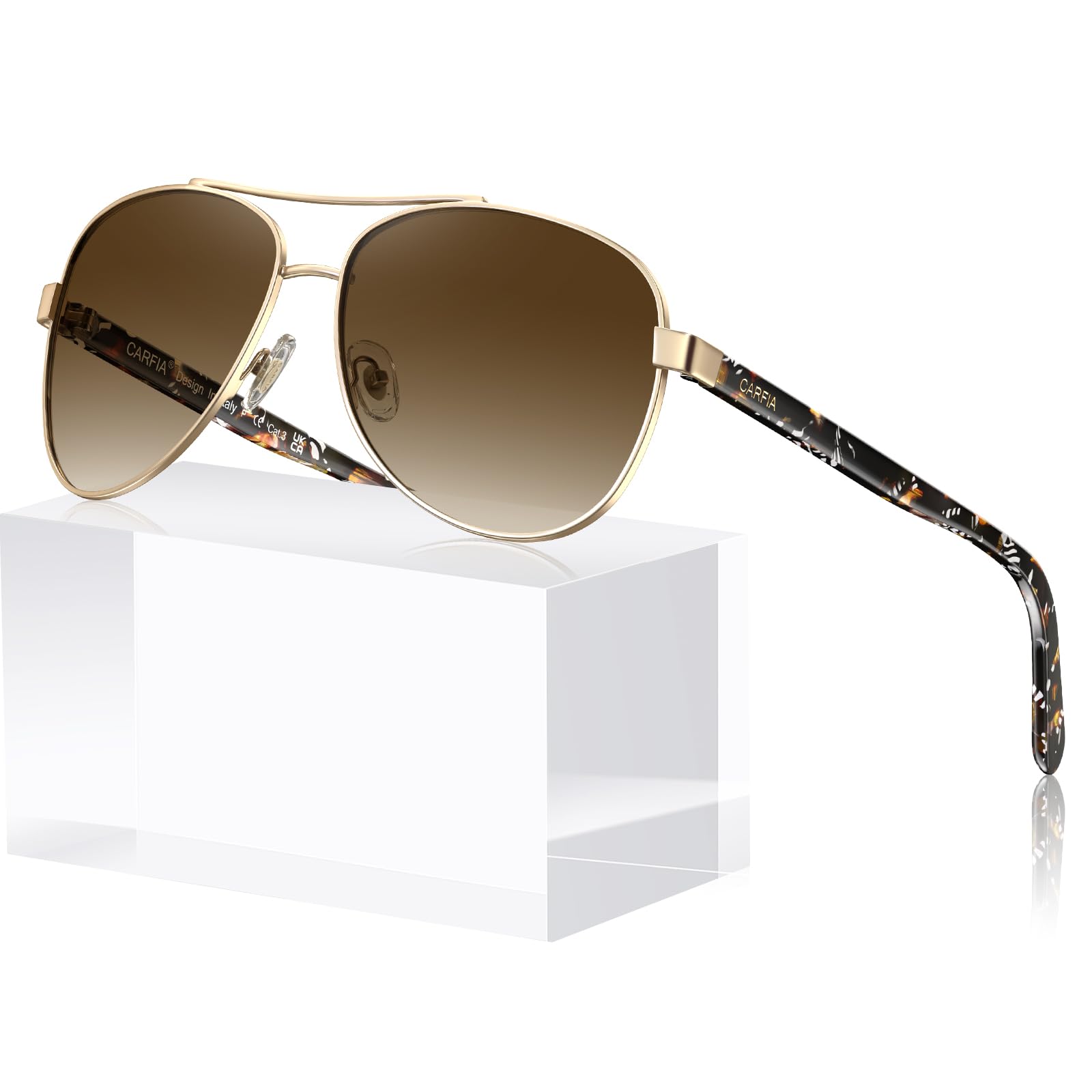 Polarized Sunglasses Acetate Arms Lightweight UV400 Frame