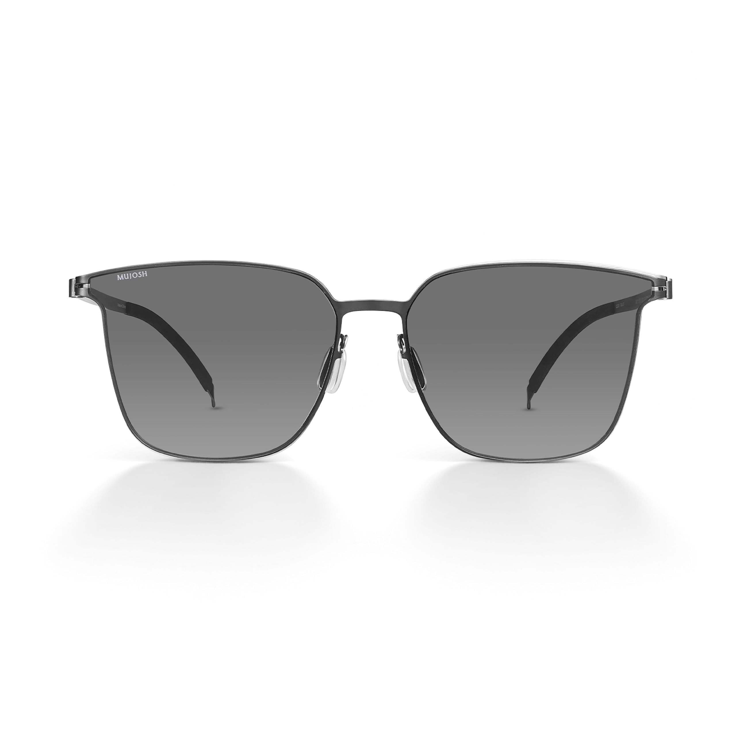 Oversized Square Sunglasses Retro Flat Lens UV Protection