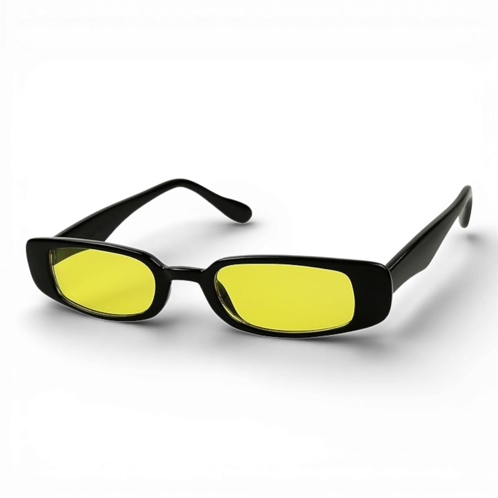 Slim Rectangular Sunglasses Vintage Retro UV Protection