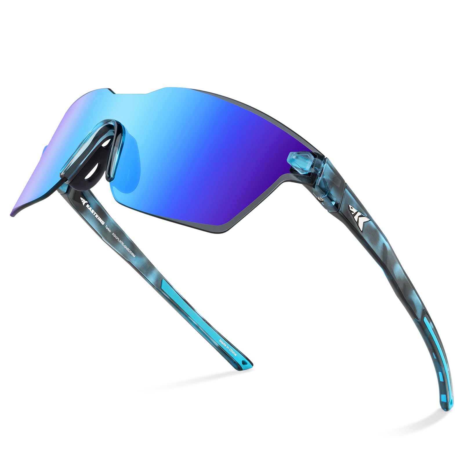 Polarized Fishing Sunglasses Rimless Wrap UV400 Protection