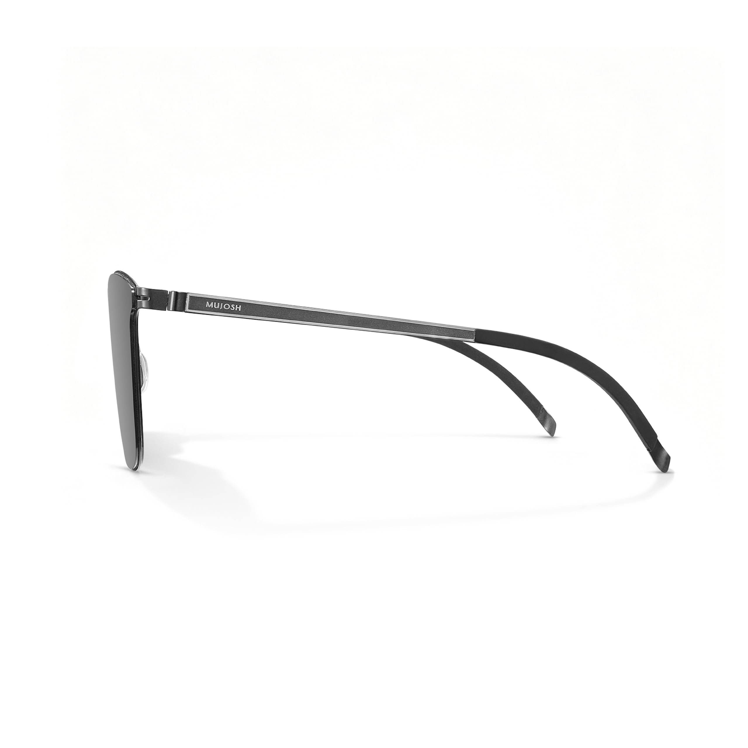 Oversized Square Sunglasses Retro Flat Lens UV Protection