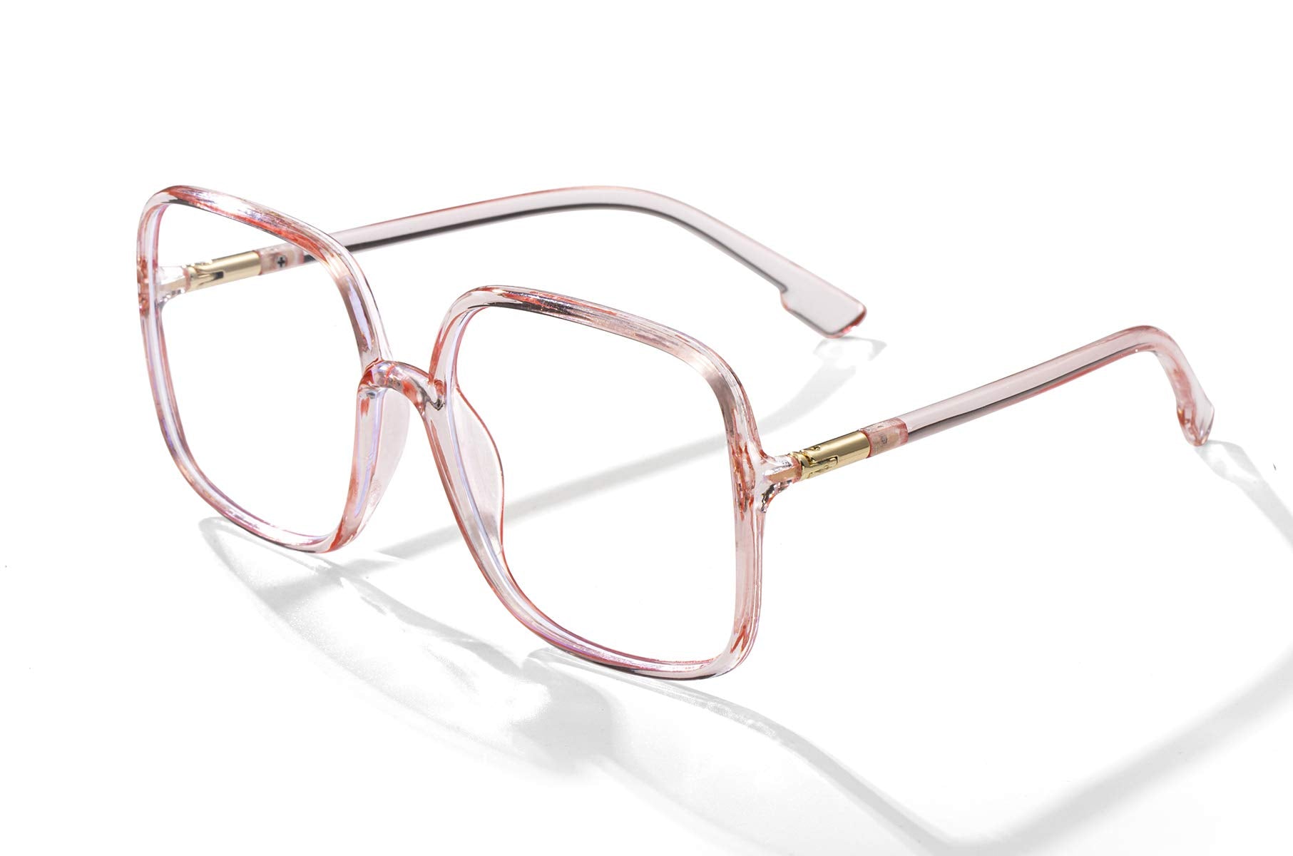 Oversized Square Blue Light Blocking Glasses Ultralight Frame