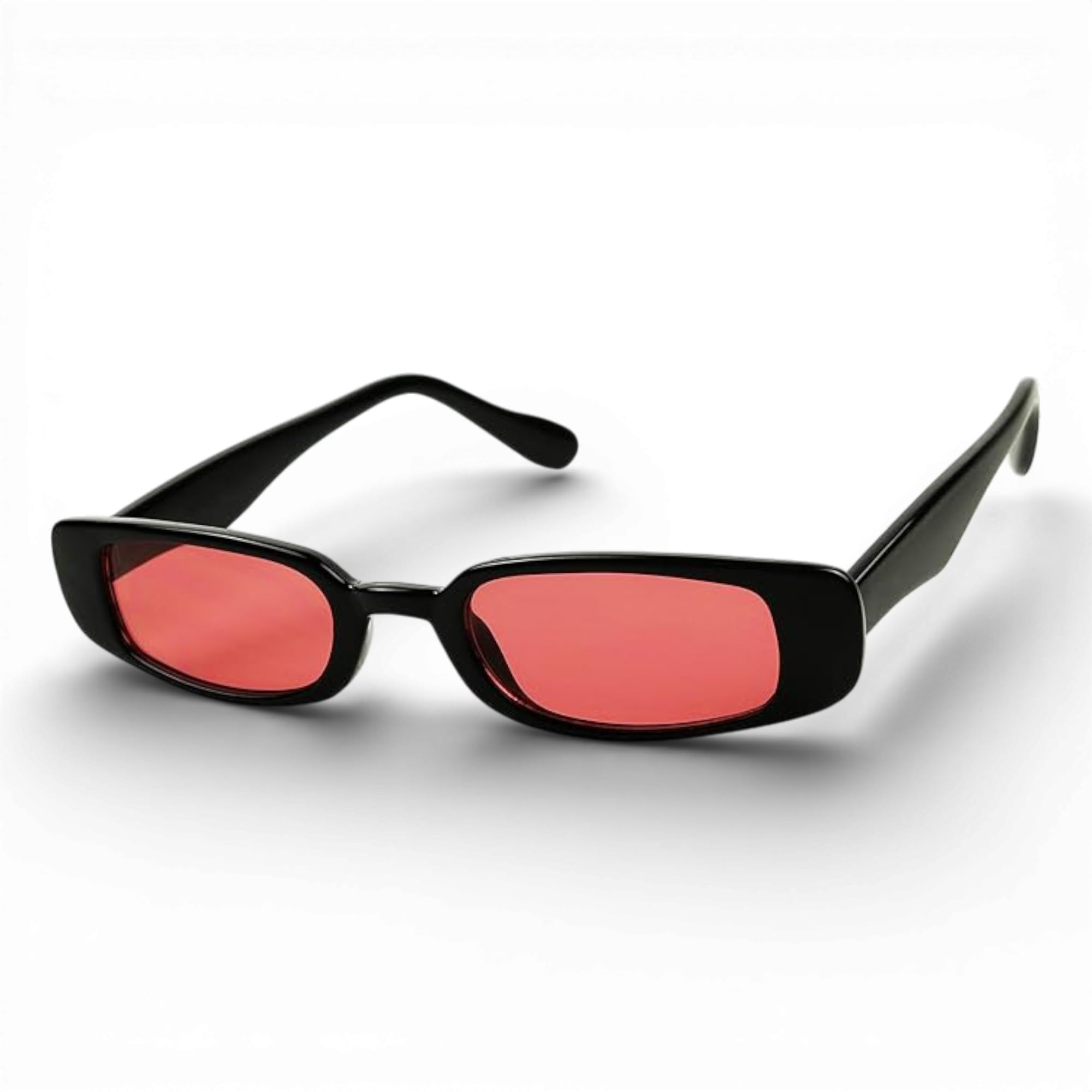 Slim Rectangular Sunglasses Vintage Retro UV Protection