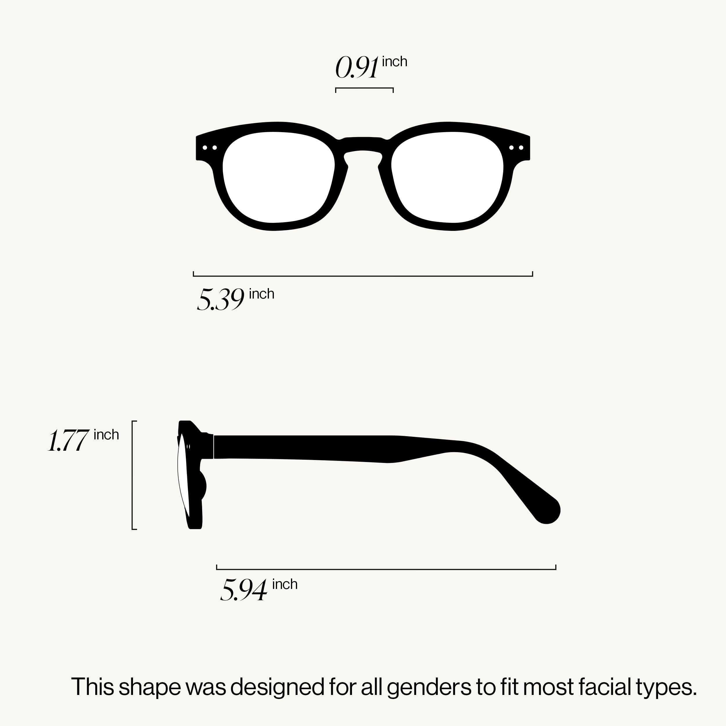 Square Reading Glasses Lightweight Frame Anti-Scratch Lenses