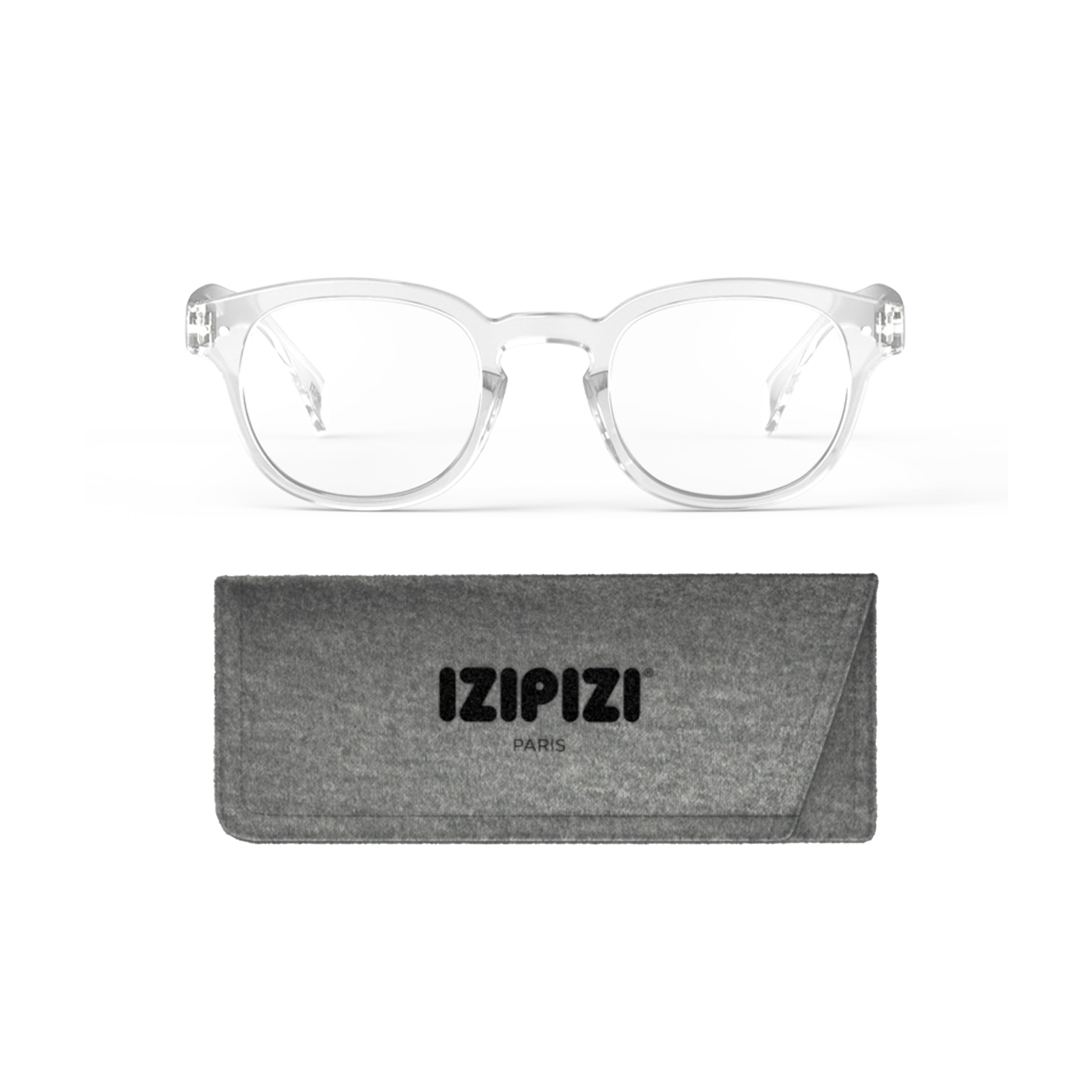 Square Reading Glasses Lightweight Frame Anti-Scratch Lenses
