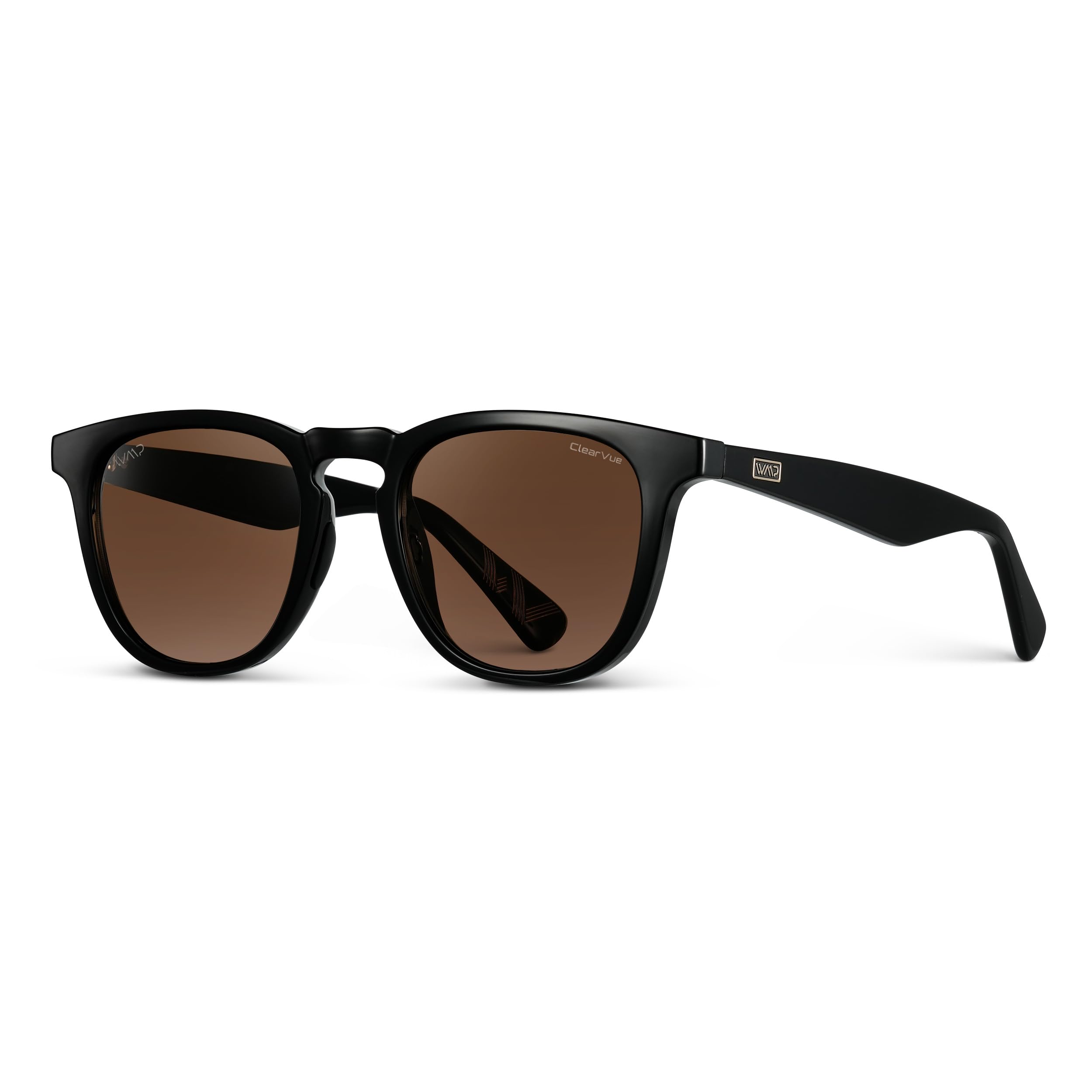 Polarized Sport Sunglasses Round Frame Anti Reflective Lens