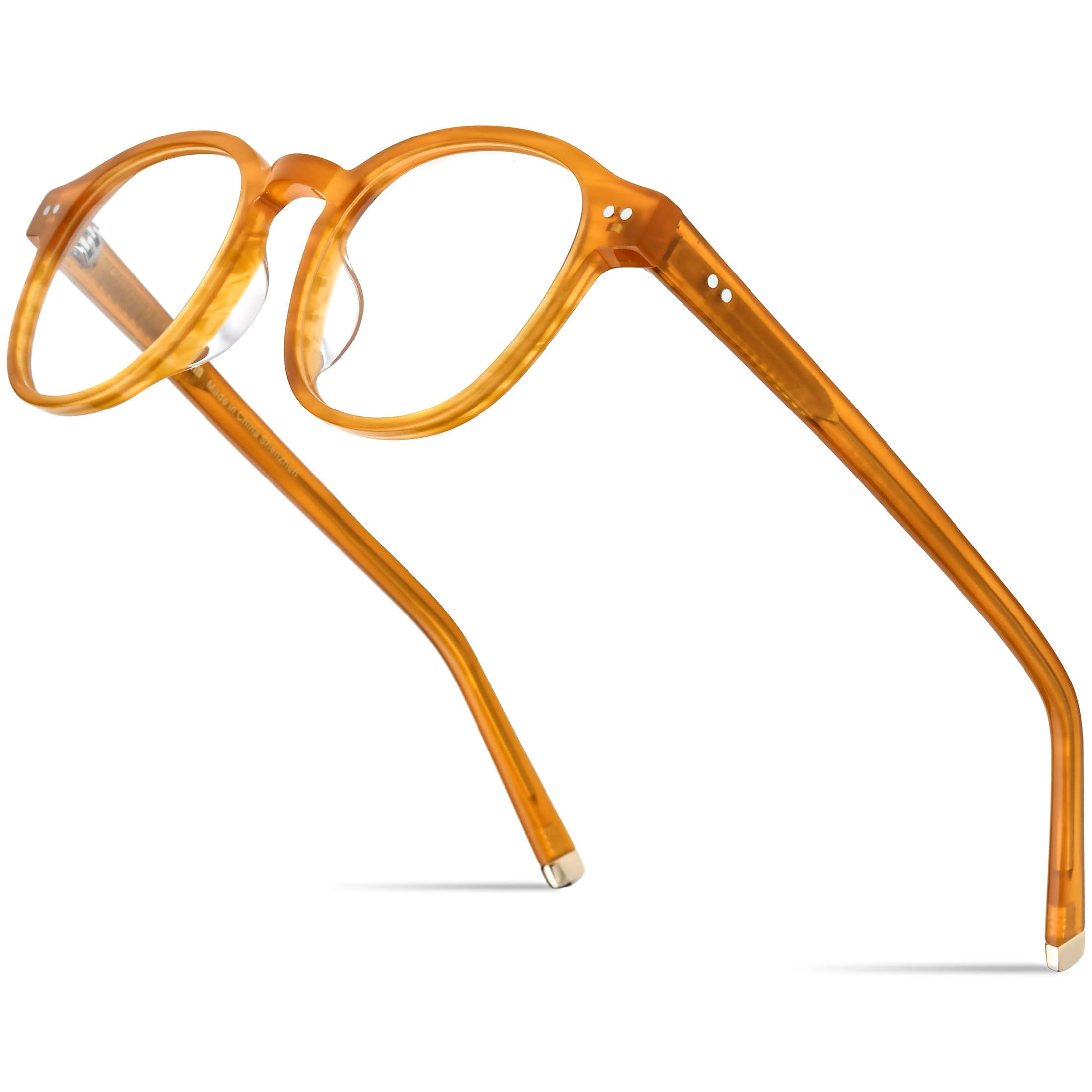Classic Round Acetate Glasses Frame Vintage Unisex