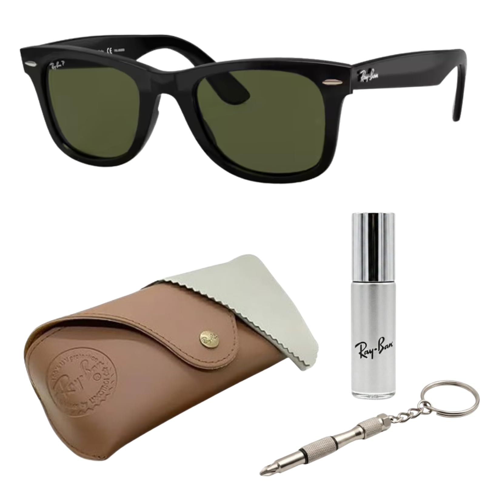 Square Wayfarer Style Sunglasses UV Protection Classic Frame