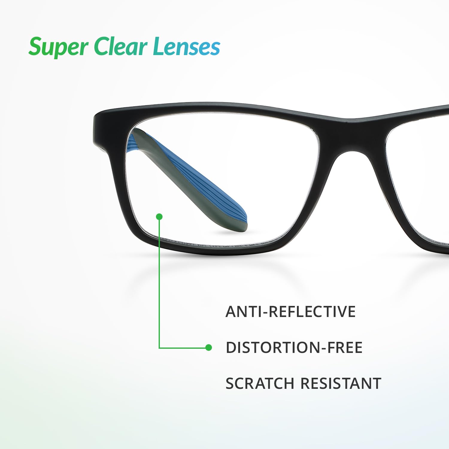Lightweight Flexible Reading Glasses Durable Everyday Comfort
