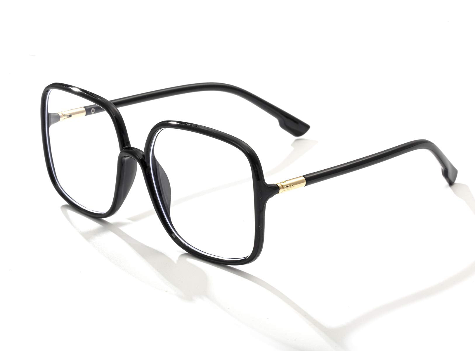 Oversized Square Blue Light Blocking Glasses Ultralight Frame