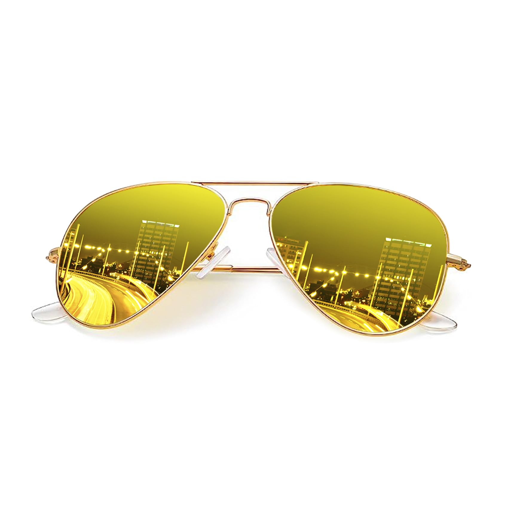 Classic Aviator Polarized Sunglasses UV Protection Frame