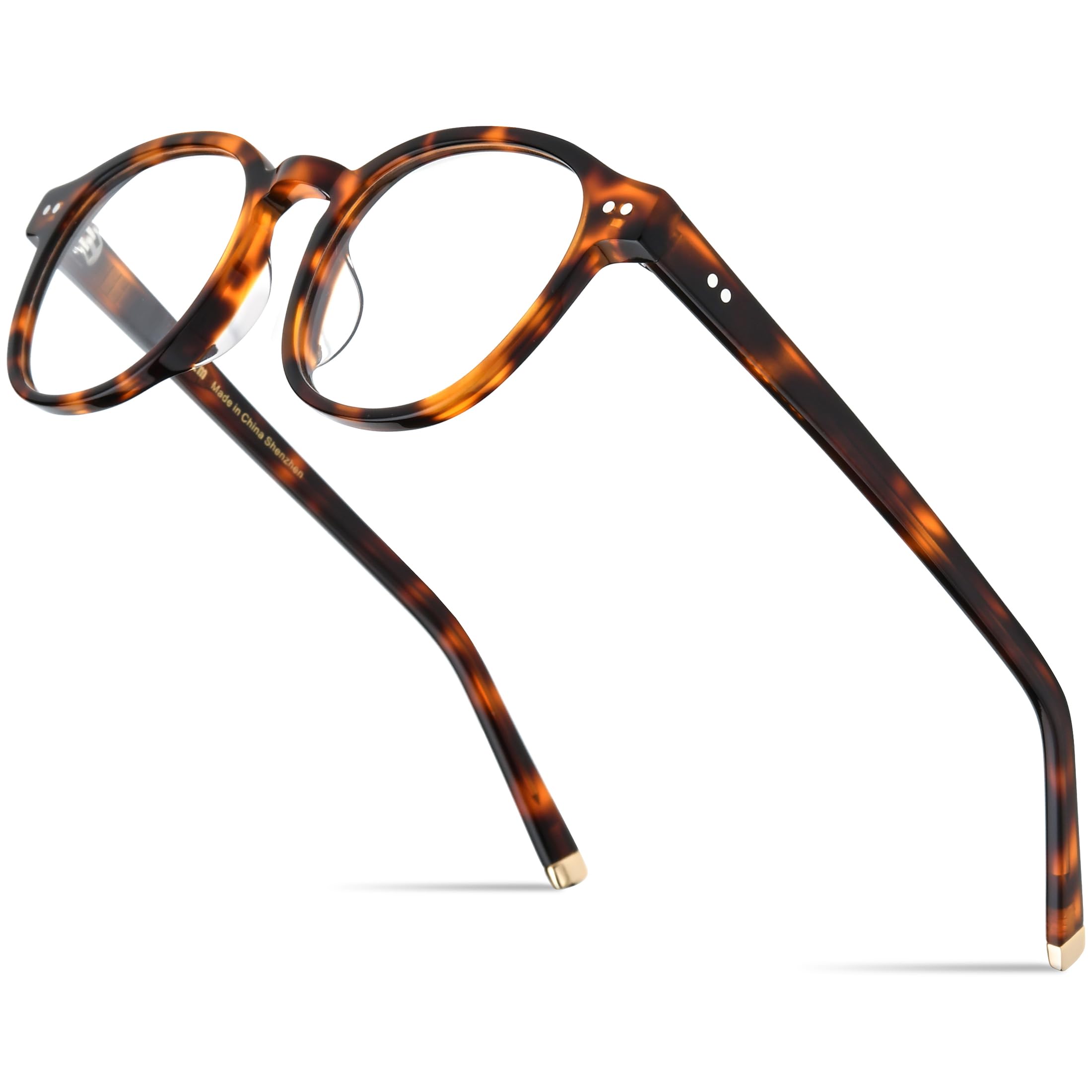 Classic Round Acetate Glasses Frame Vintage Unisex