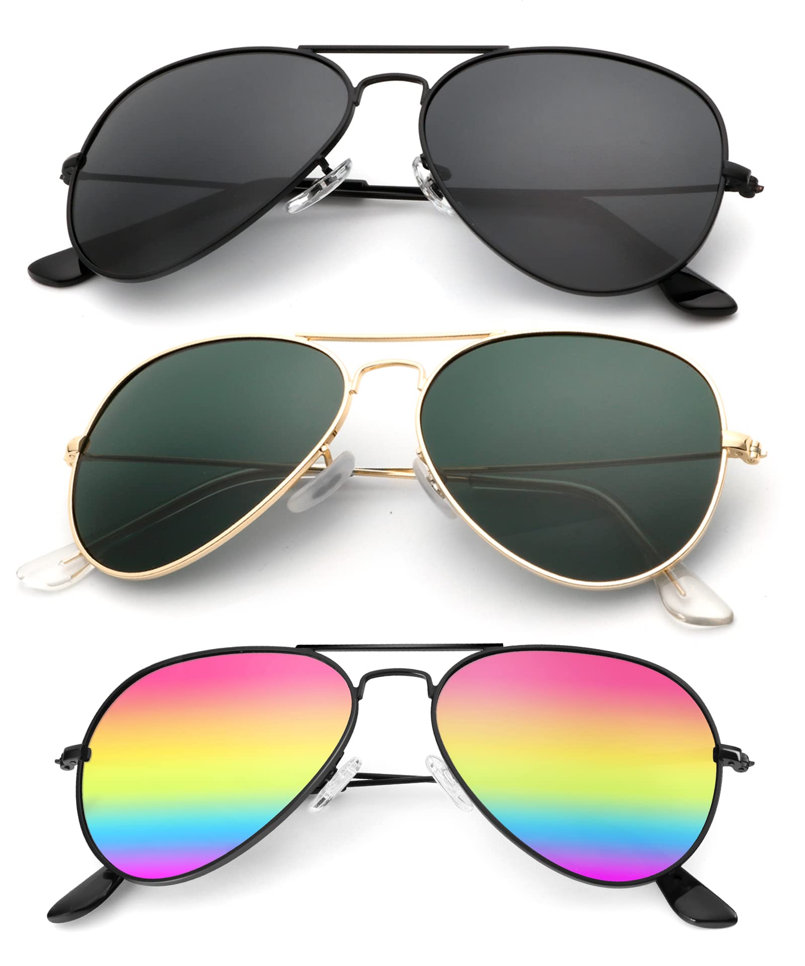 Classic Aviator Polarized Sunglasses UV Protection Frame