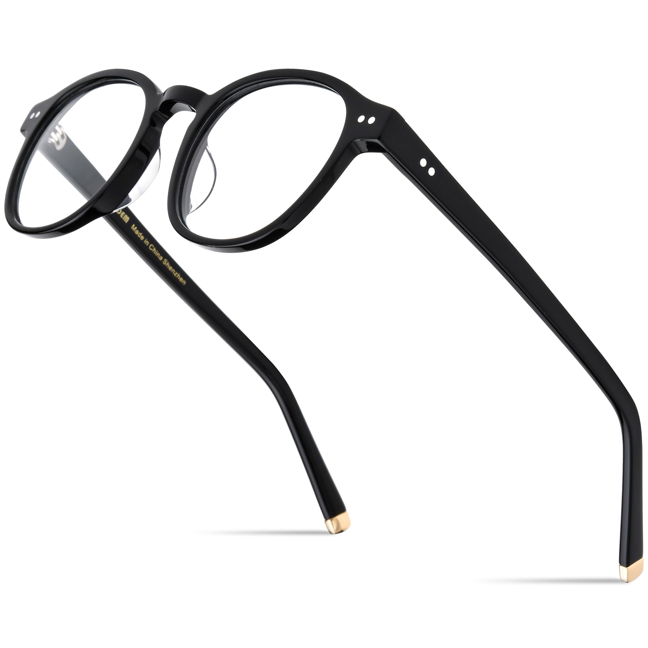 Classic Round Acetate Glasses Frame Vintage Unisex