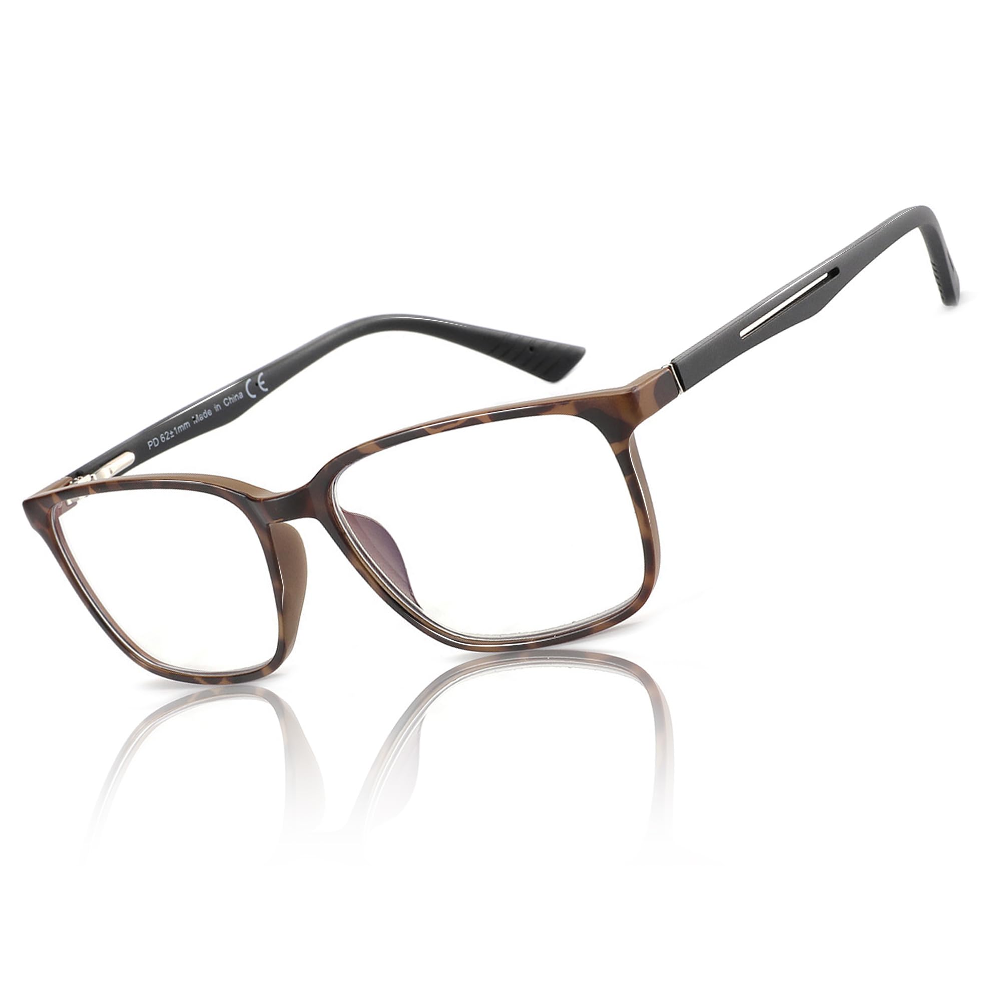 Square Blue Light Reading Glasses Anti-Glare Computer Use