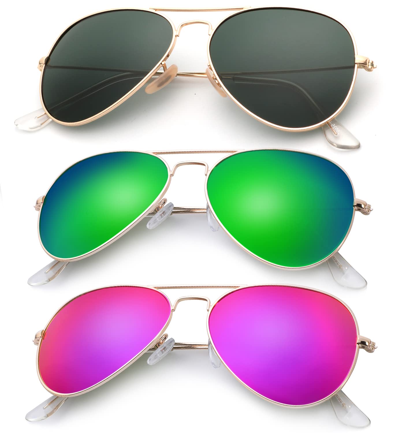 Classic Aviator Polarized Sunglasses UV Protection Frame