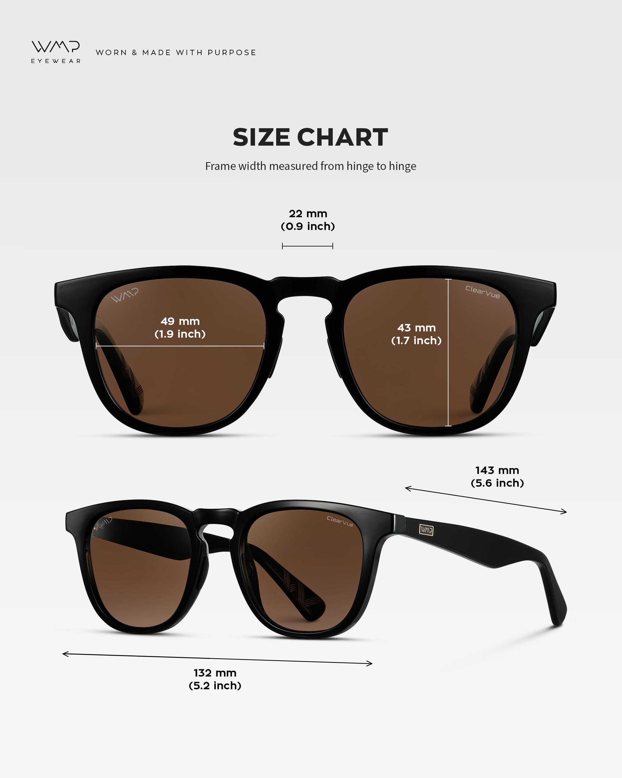 Polarized Sport Sunglasses Round Frame Anti Reflective Lens