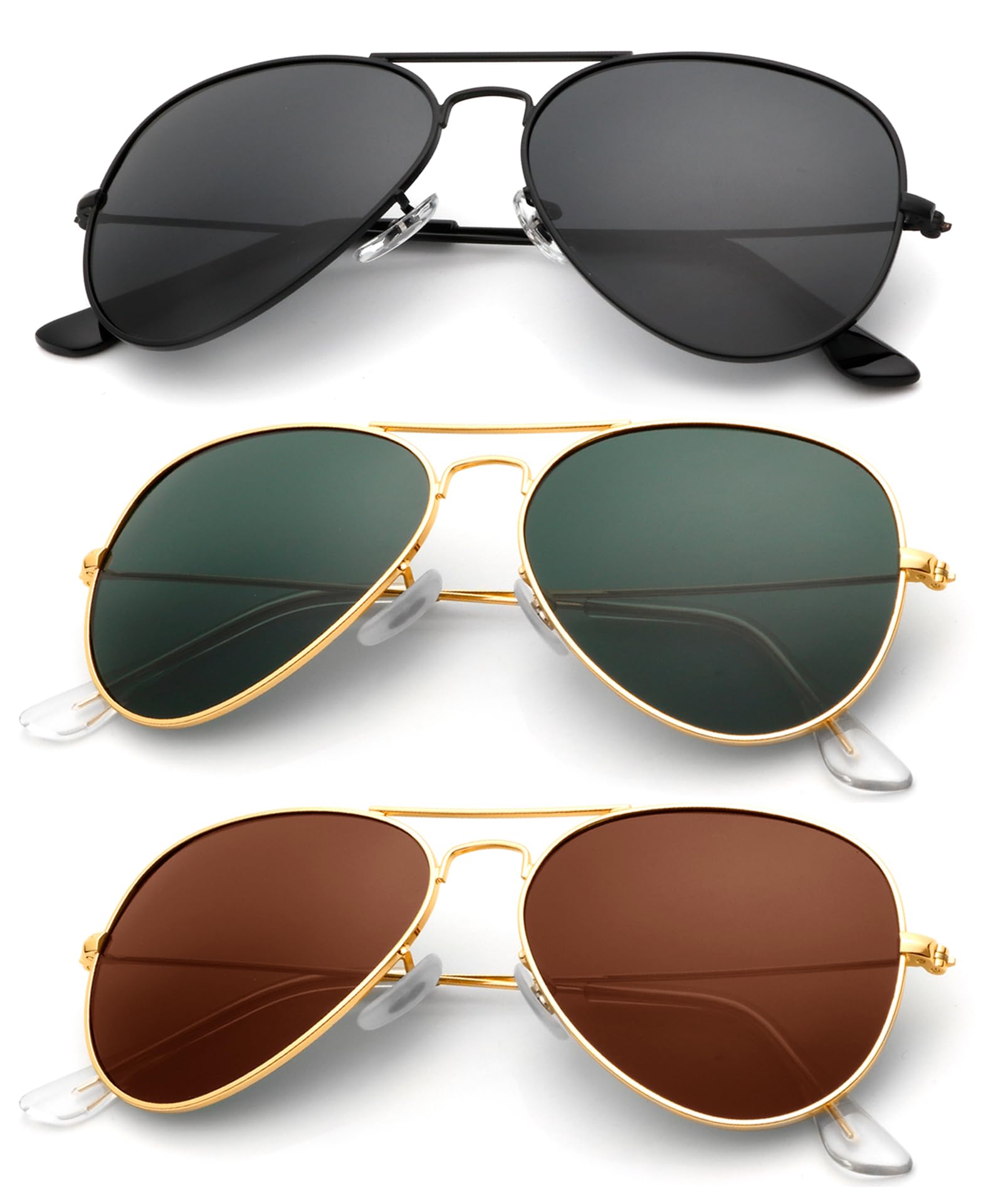 Classic Aviator Polarized Sunglasses UV Protection Frame