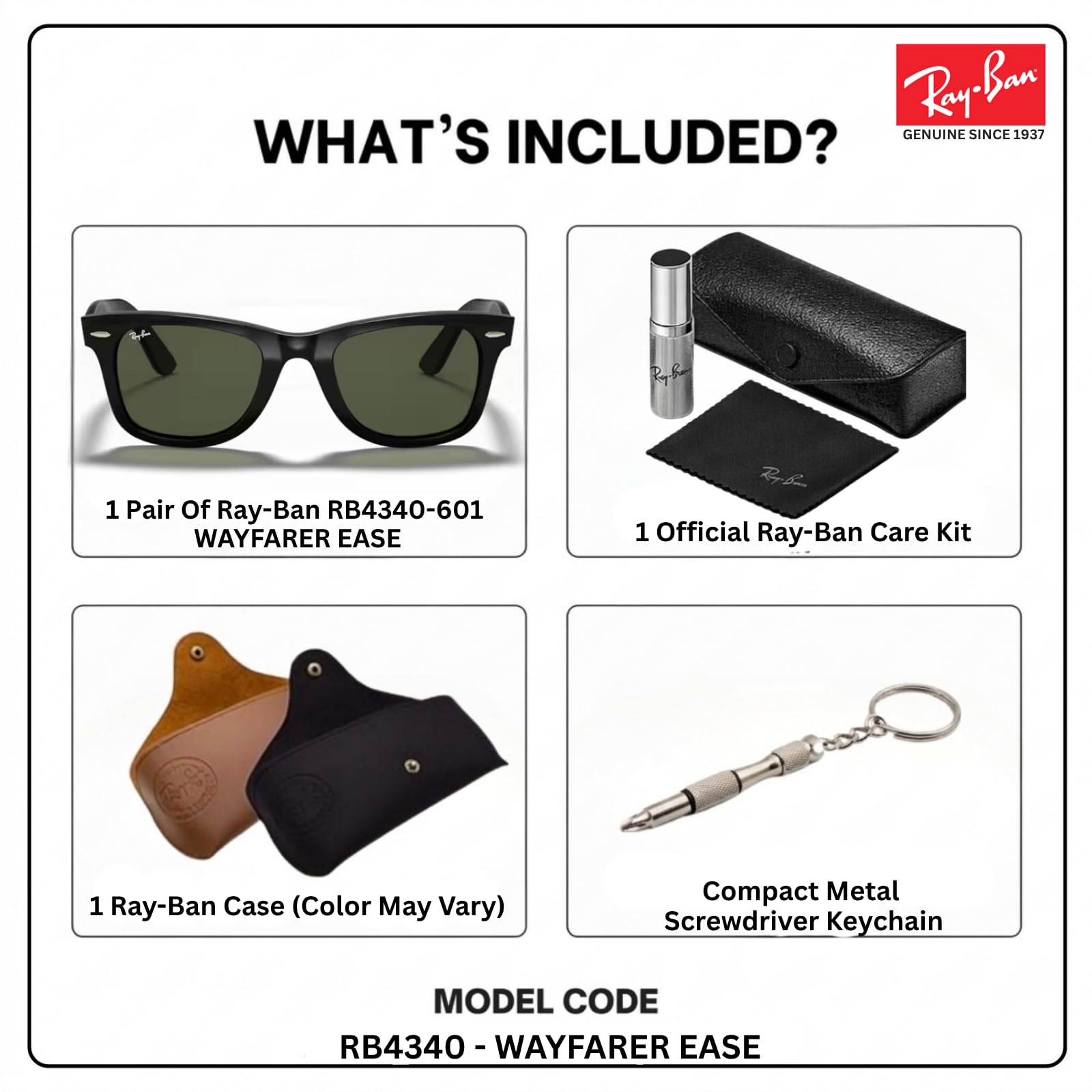 Square Wayfarer Style Sunglasses UV Protection Classic Frame
