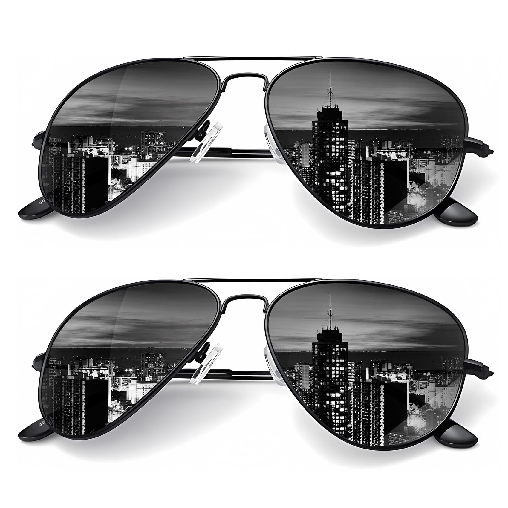 Classic Aviator Polarized Sunglasses UV Protection Frame