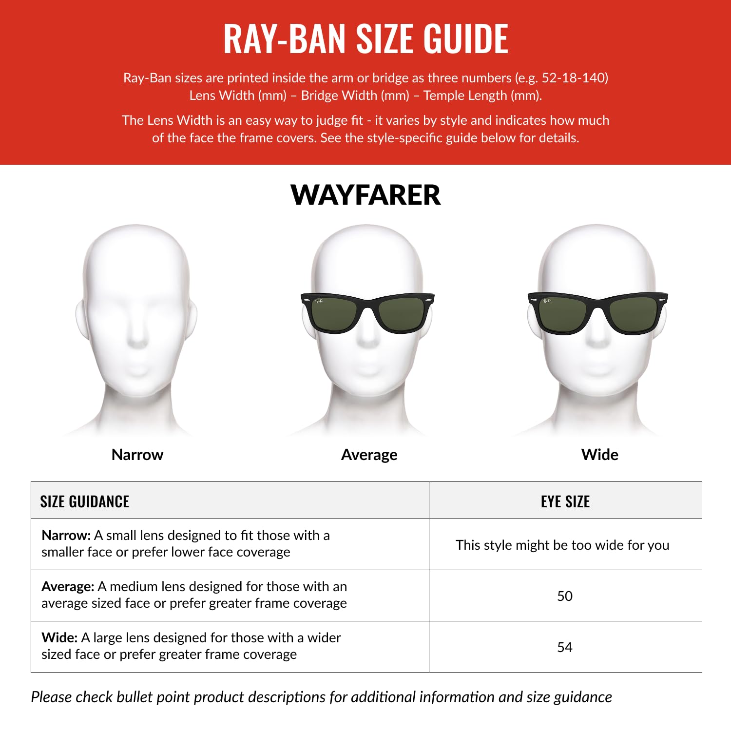 Original Wayfarer Square Sunglasses Classic UV Protection