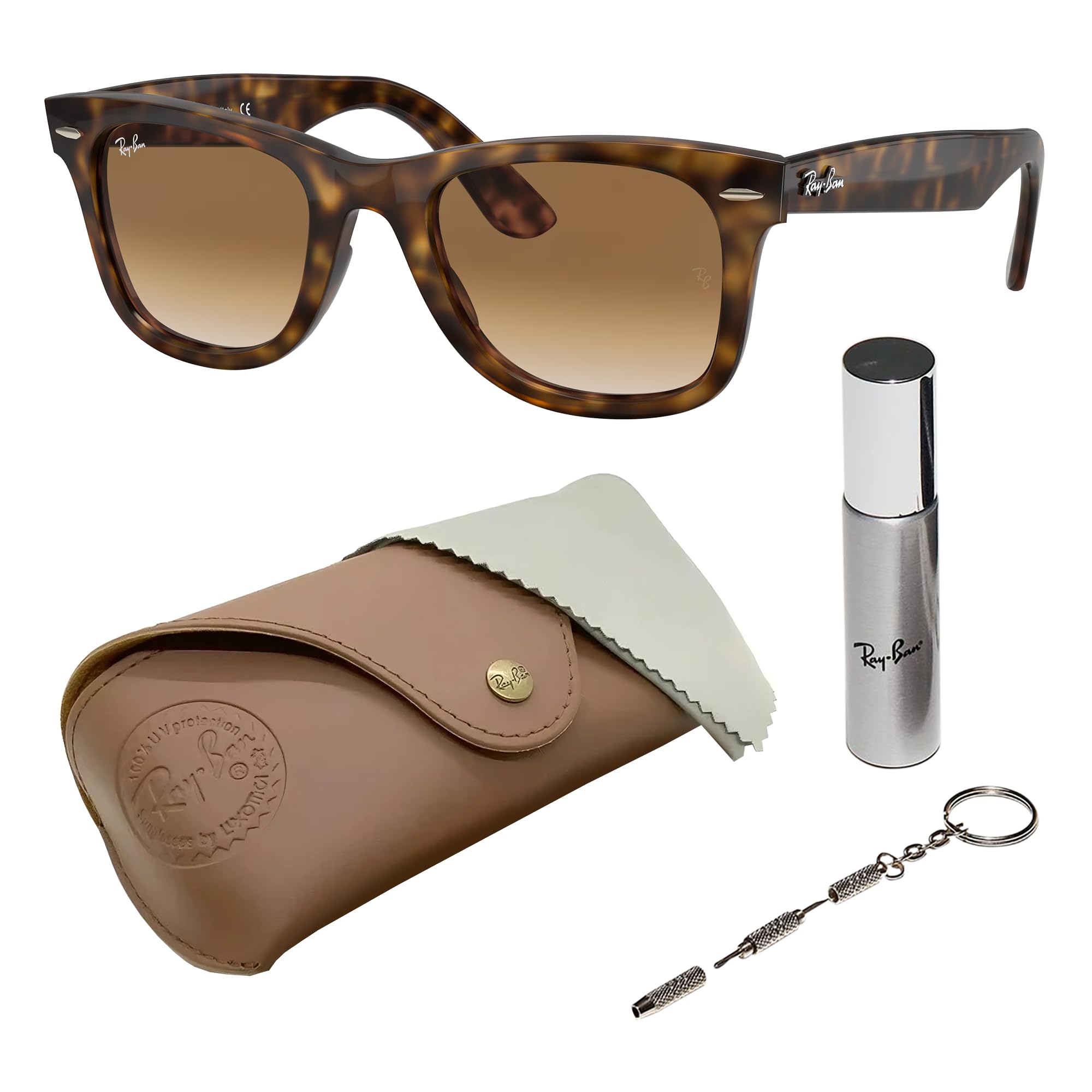 Square Wayfarer Style Sunglasses UV Protection Classic Frame