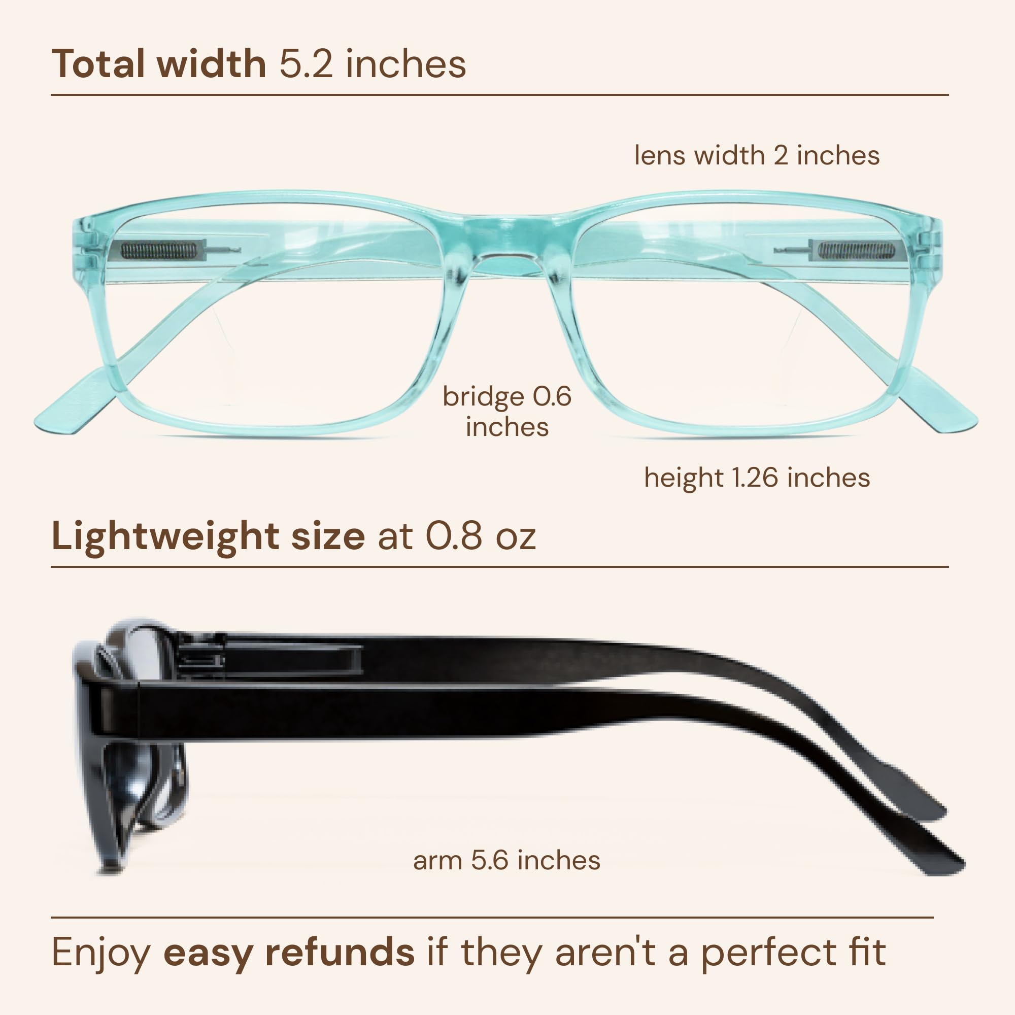 Blue Light Blocking Reading Glasses Computer Readers Value Pack