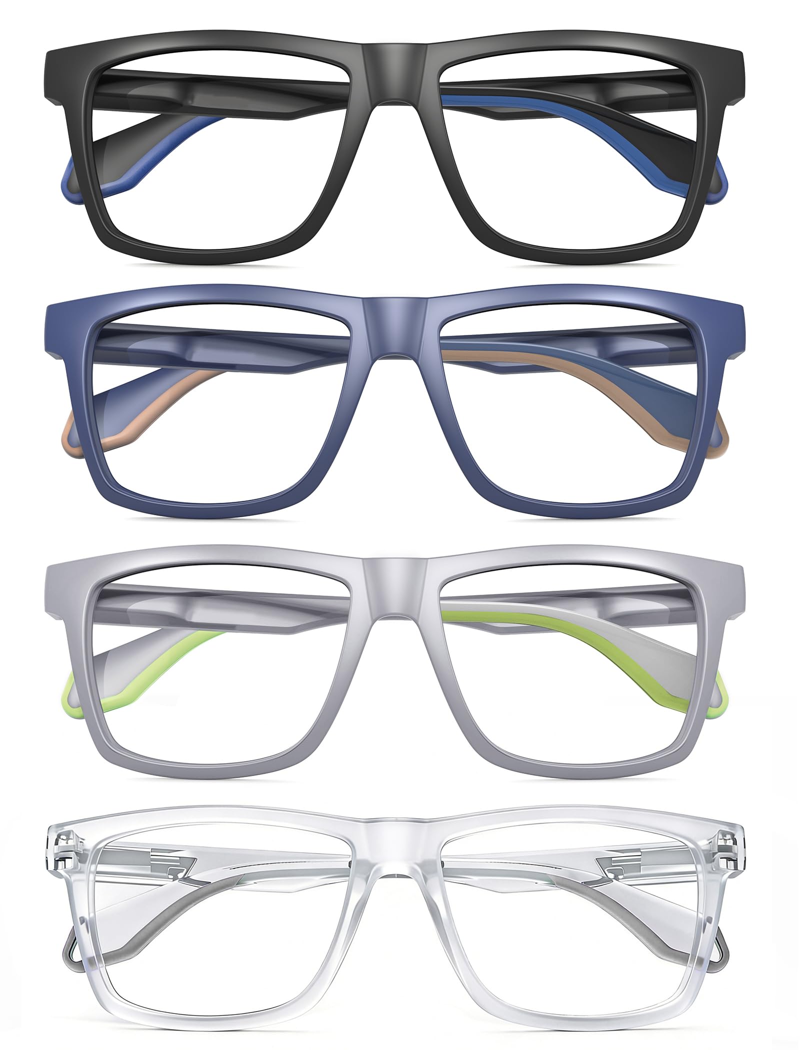 Oversized Reading Glasses Blue Light Anti-Glare UV Protection