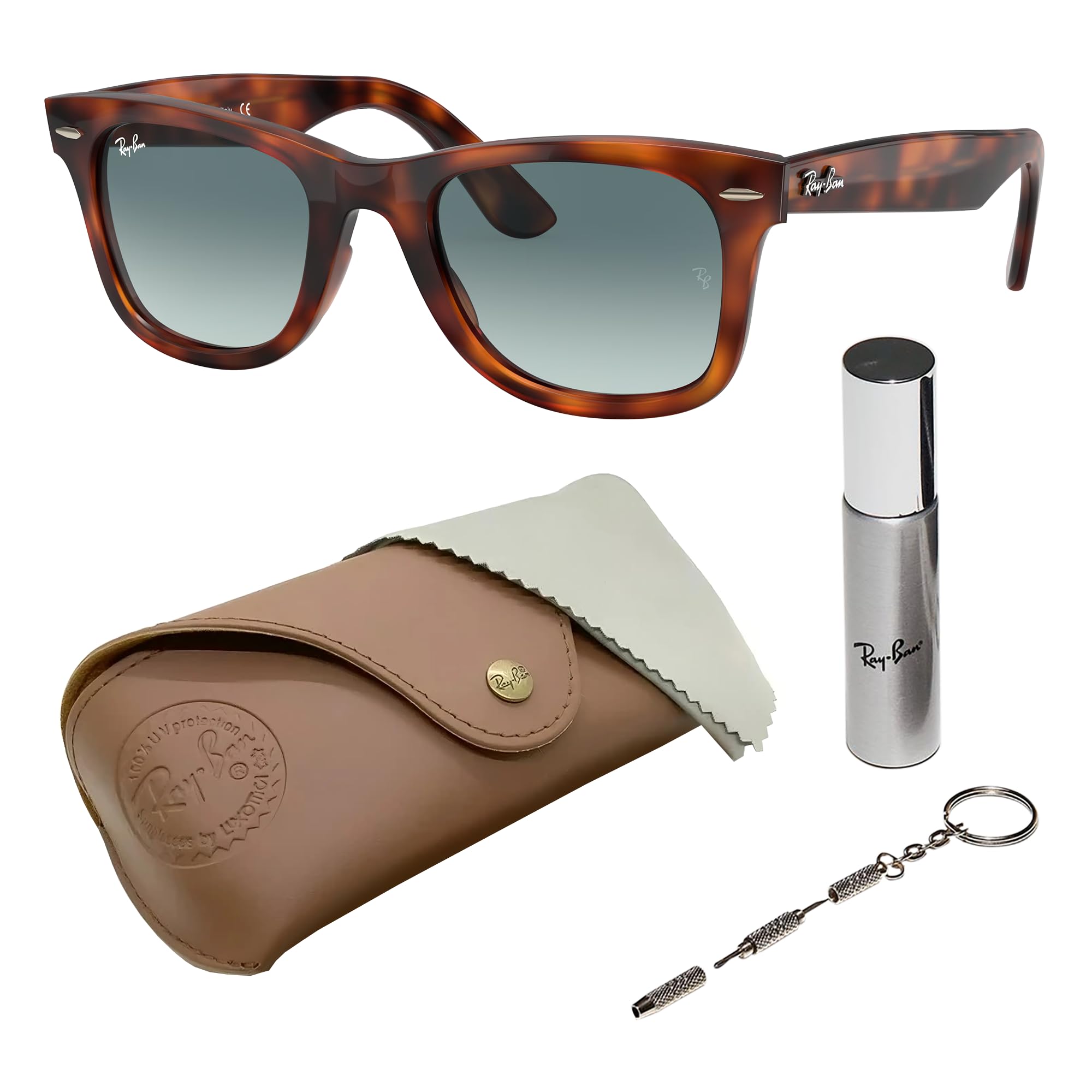 Square Wayfarer Style Sunglasses UV Protection Classic Frame