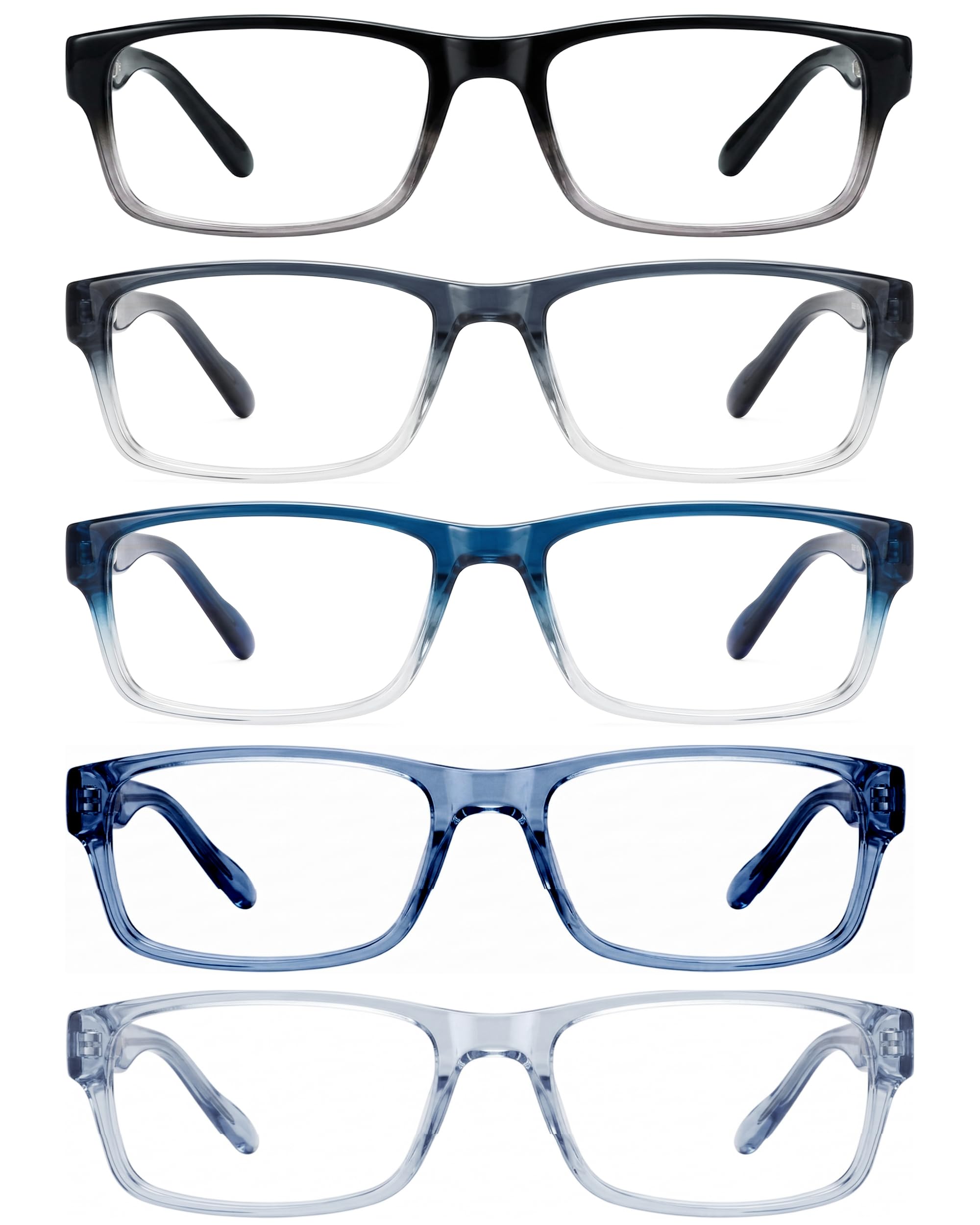 Blue Light Blocking Reading Glasses Computer Readers Value Pack