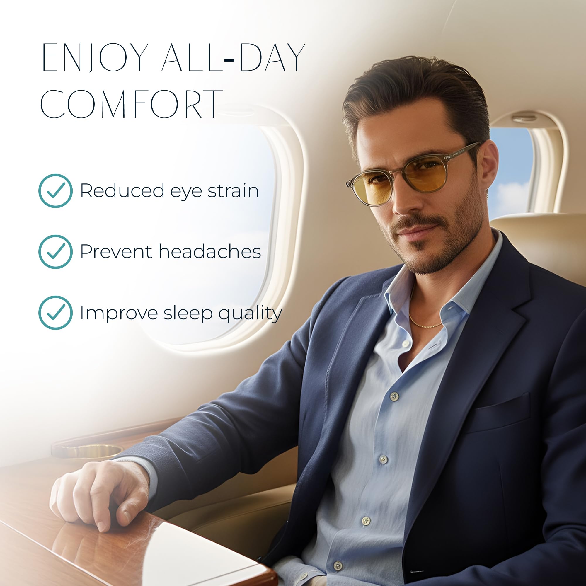 Blue Light Blocking Glasses Anti Eye Strain Gaming Computer