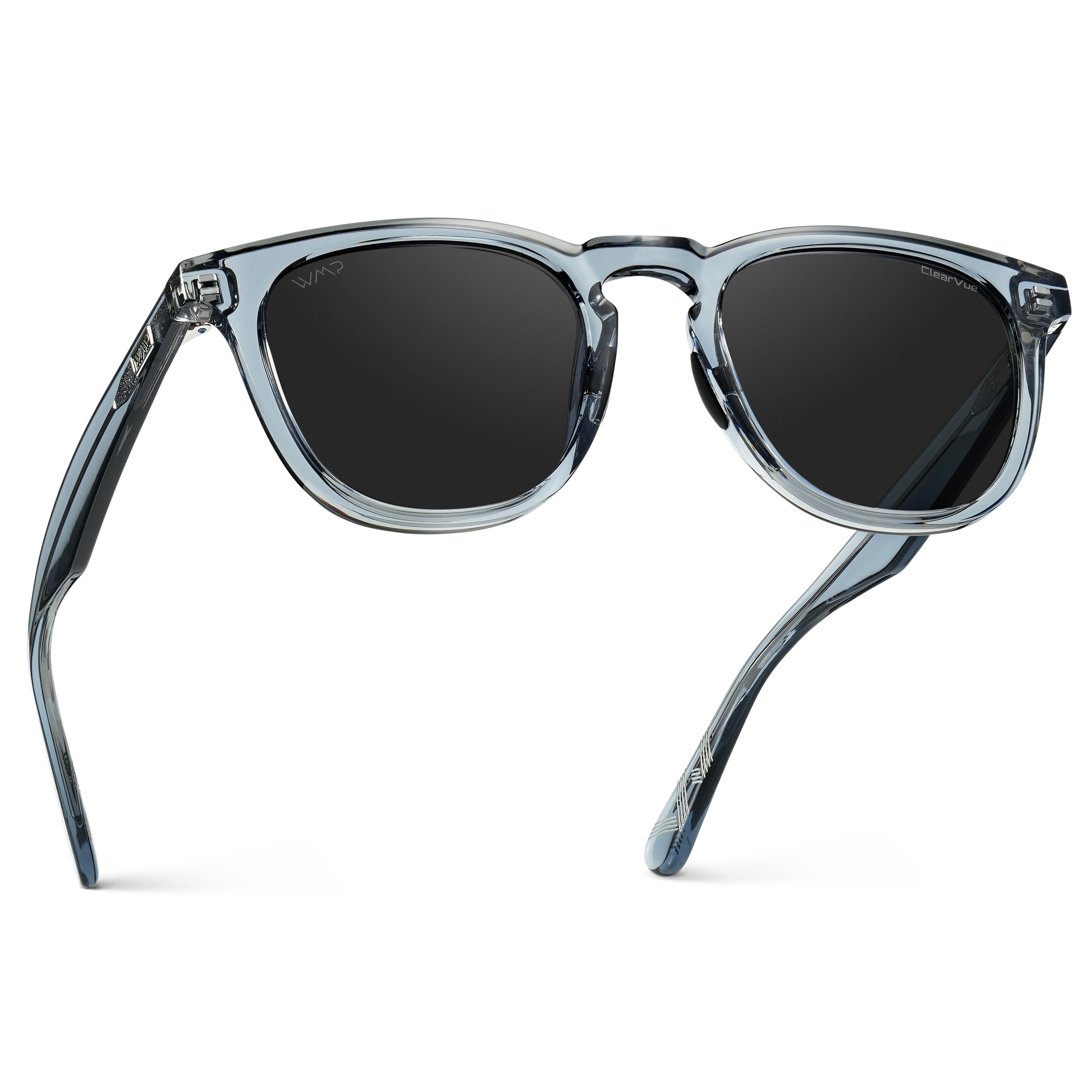 Polarized Sport Sunglasses Round Frame Anti Reflective Lens