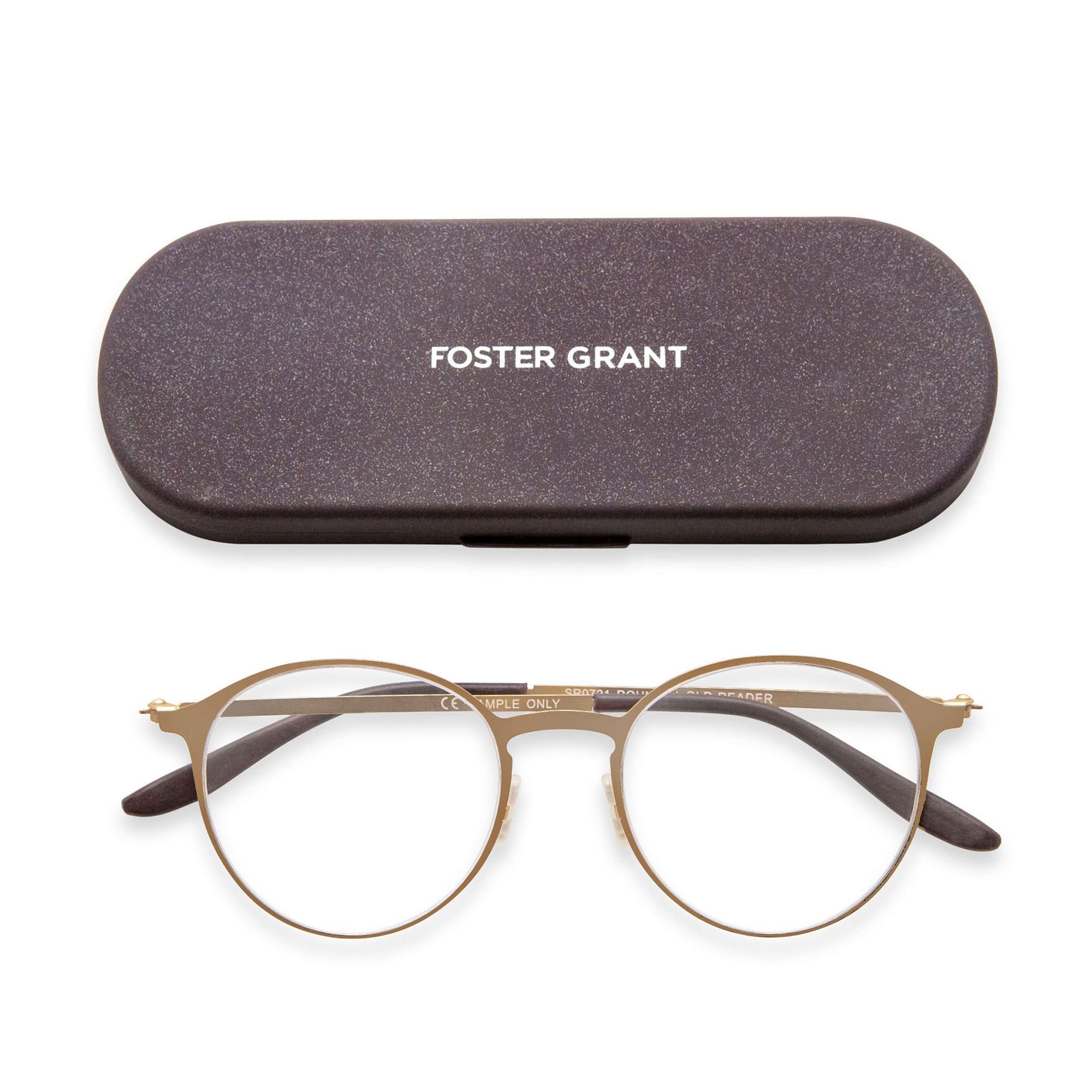 Slim Flat Reading Glasses Unisex Lightweight Comfort Frame