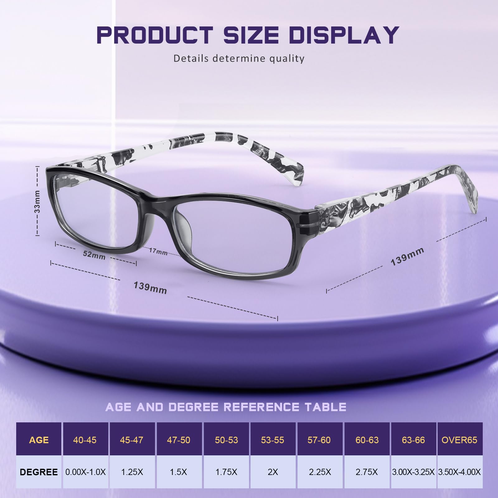 Blue Light Reading Glasses Set Anti-Glare UV Protection