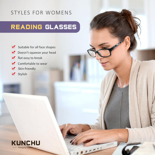 Blue Light Reading Glasses Set Anti-Glare UV Protection