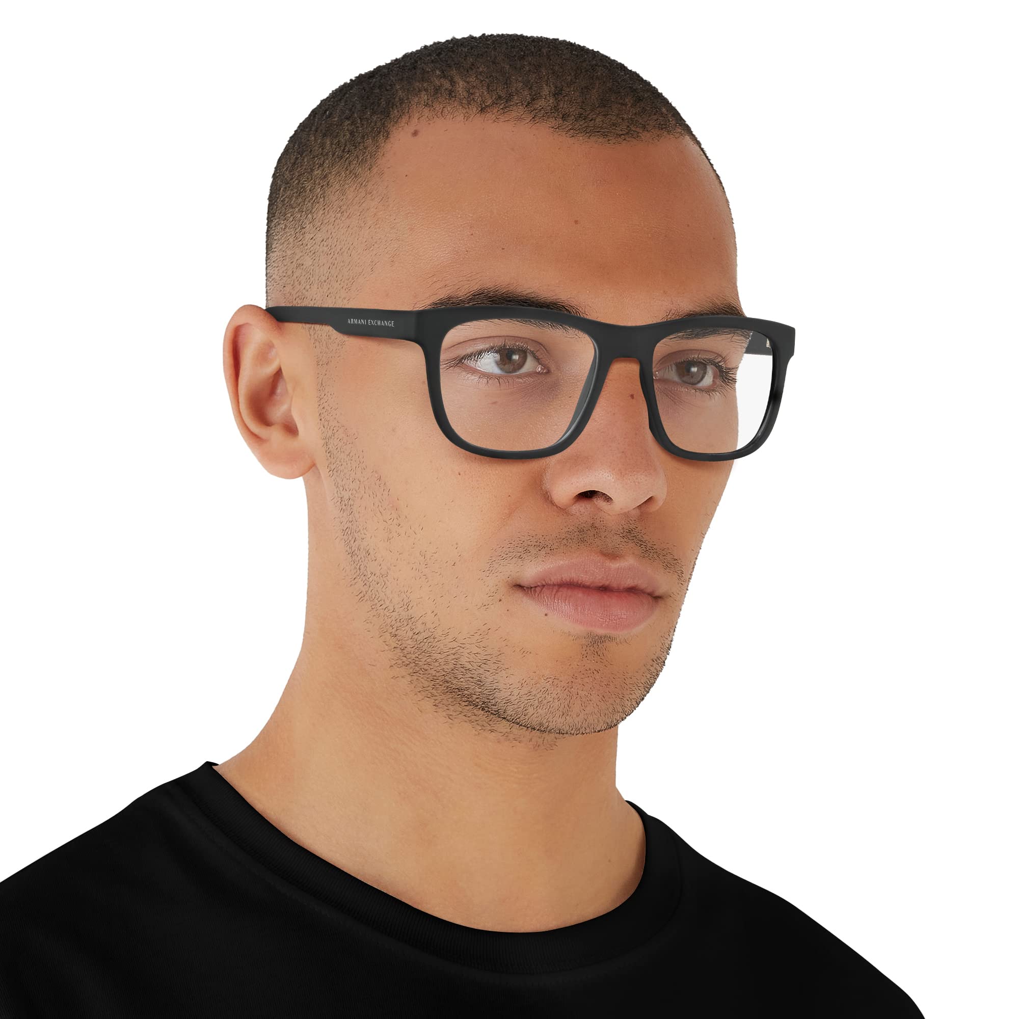 Armani Exchange mens Ax3050 Square Prescription Eyewear Frames