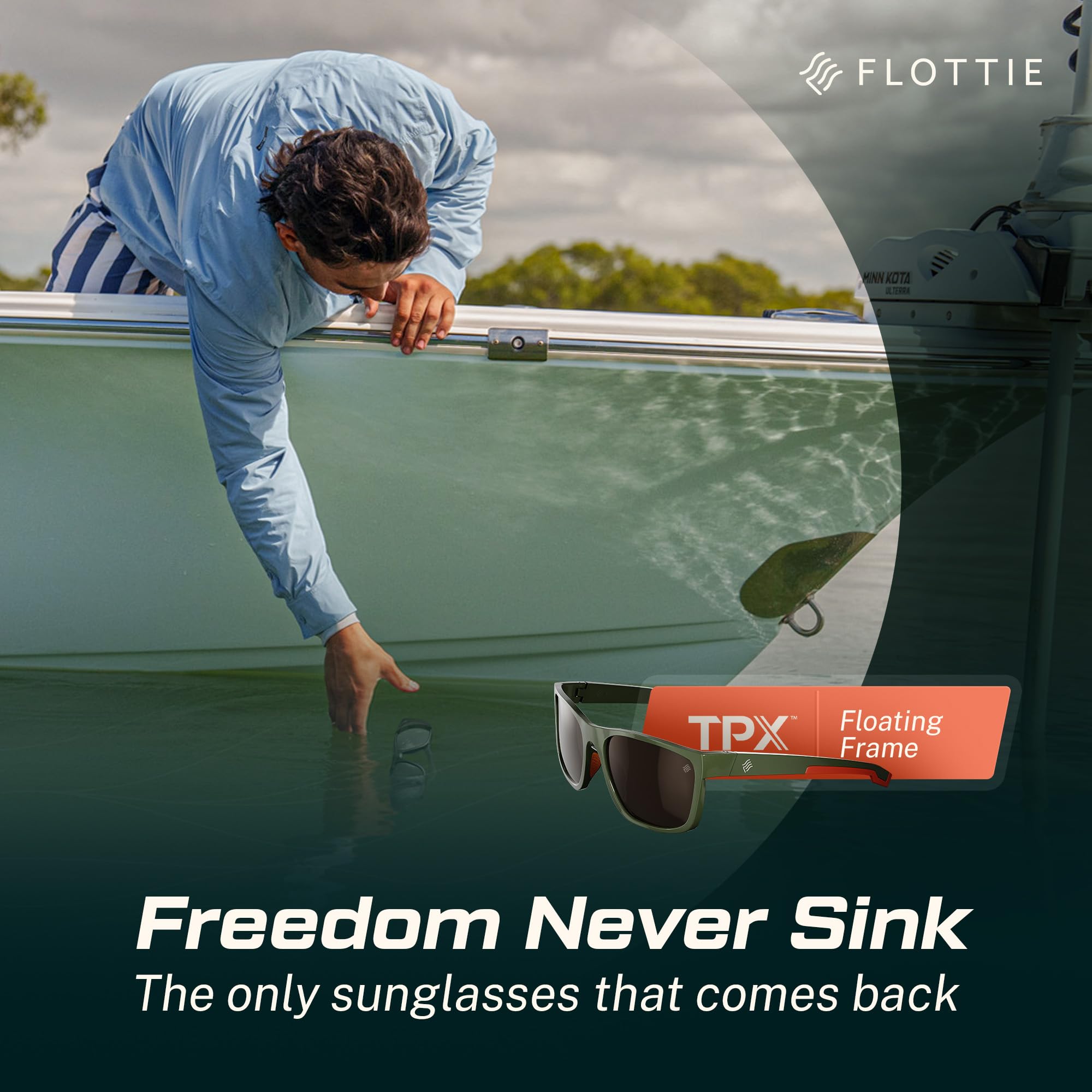 Floating Polarized Fishing Sunglasses Lightweight UV400 Frame