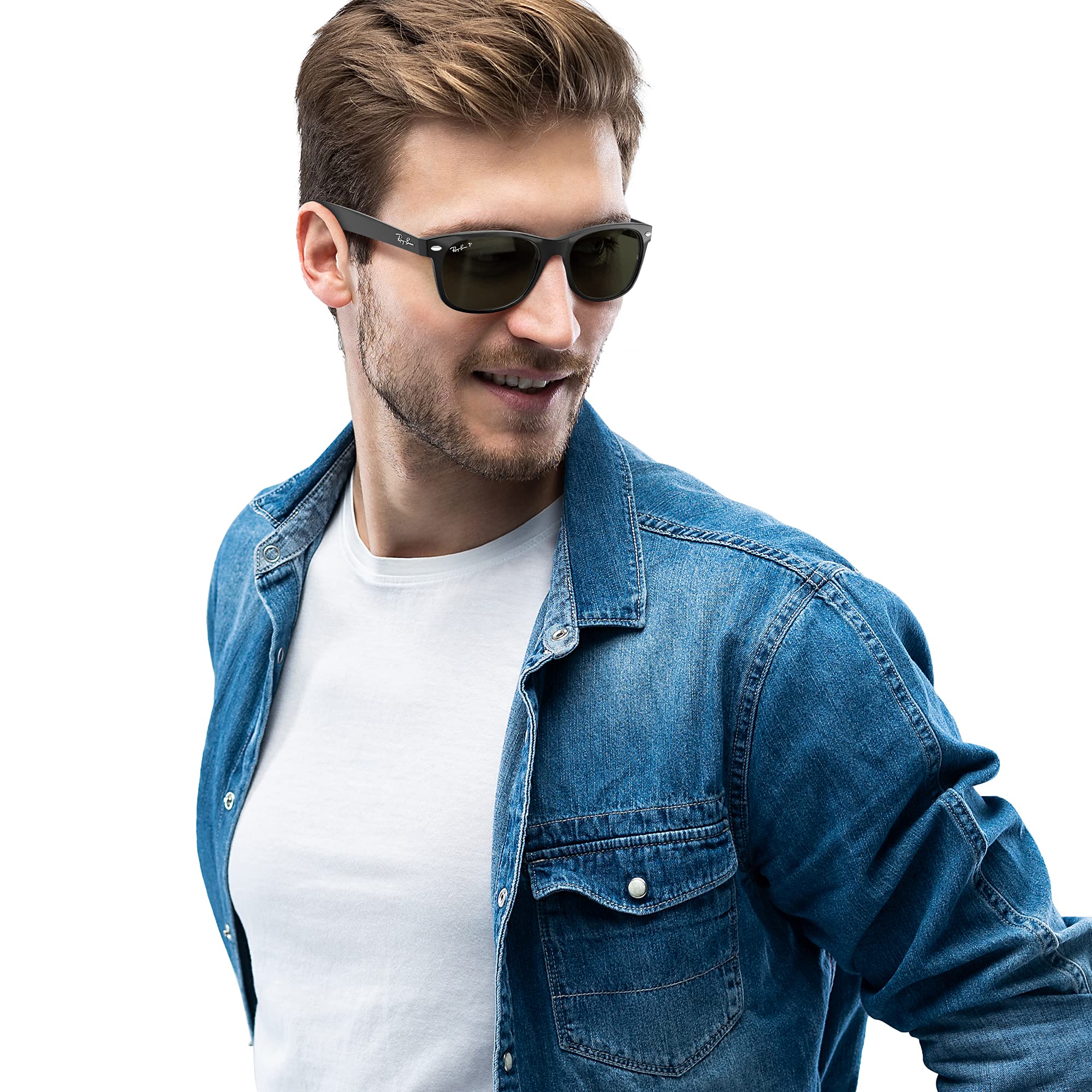Polarized Square Wayfarer Sunglasses Classic UV Protection