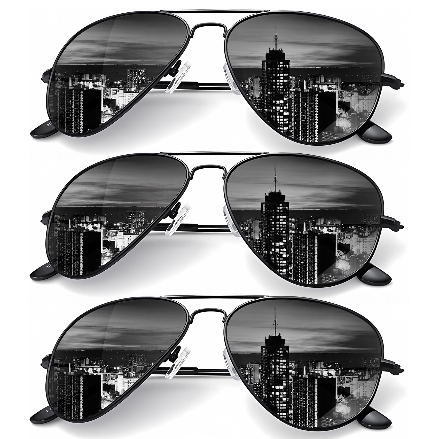 Classic Aviator Polarized Sunglasses UV Protection Frame