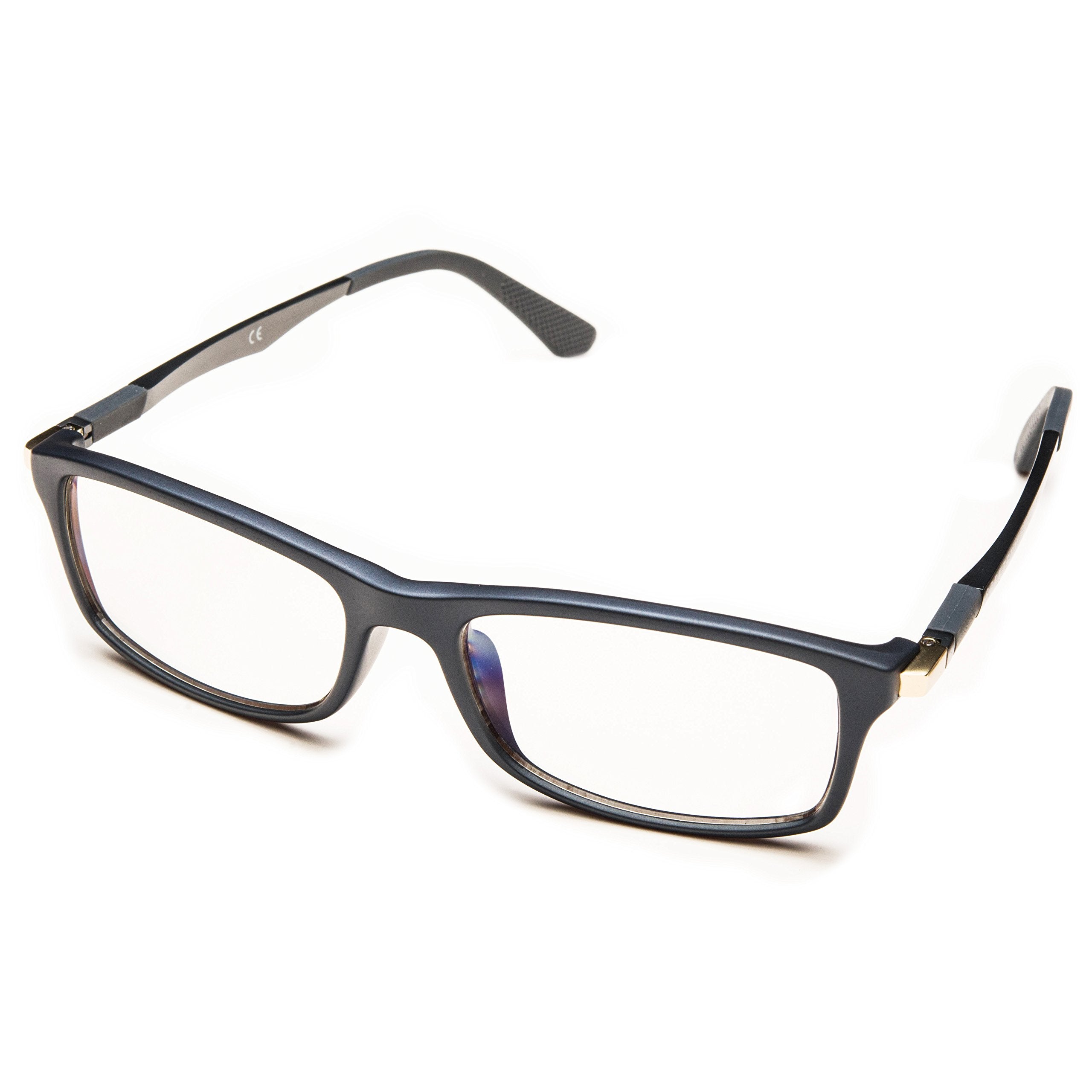 Blue Light Reading Glasses Computer Use Clear Lens 0–3.0