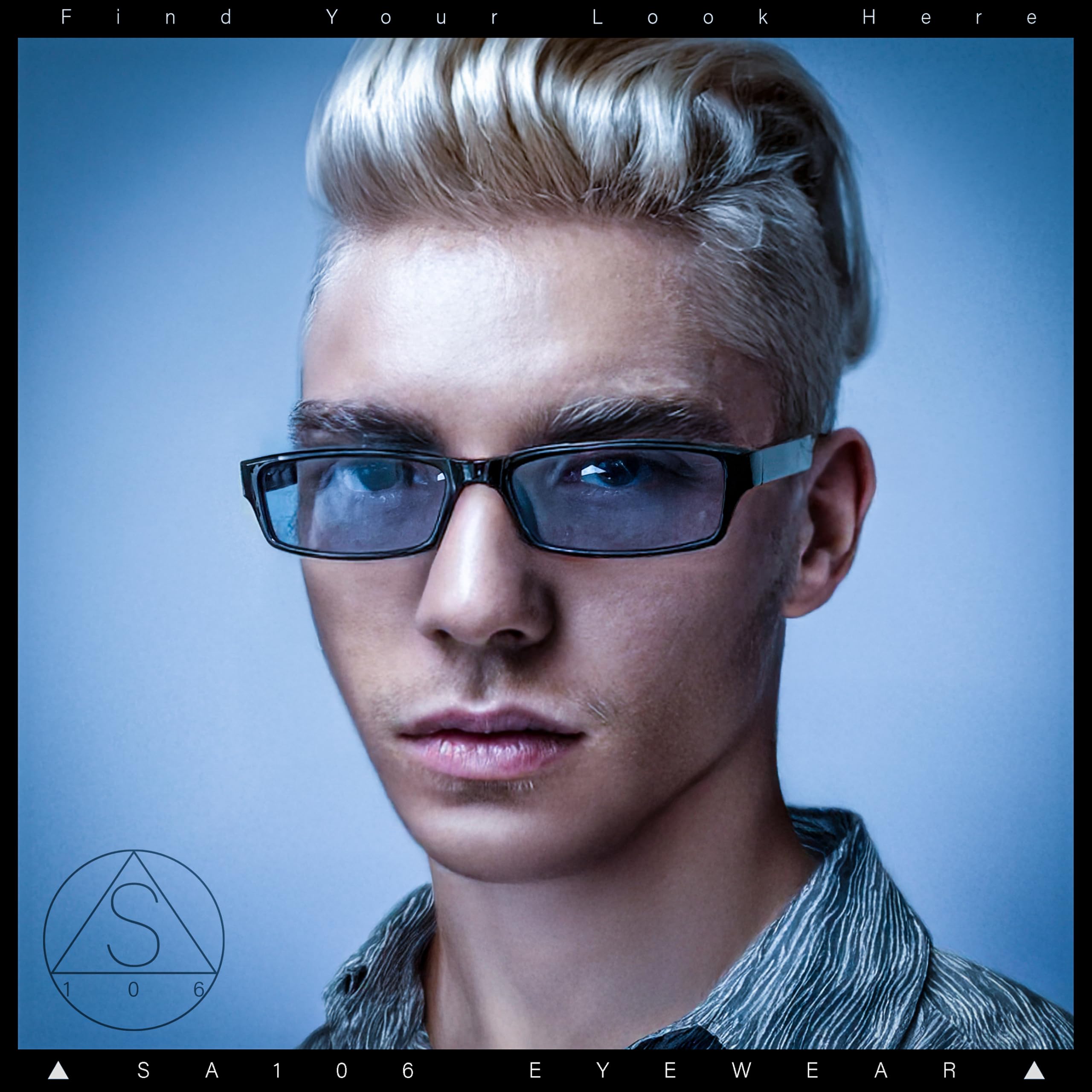 Narrow Rectangular Sunglasses Color Lens Black Frame
