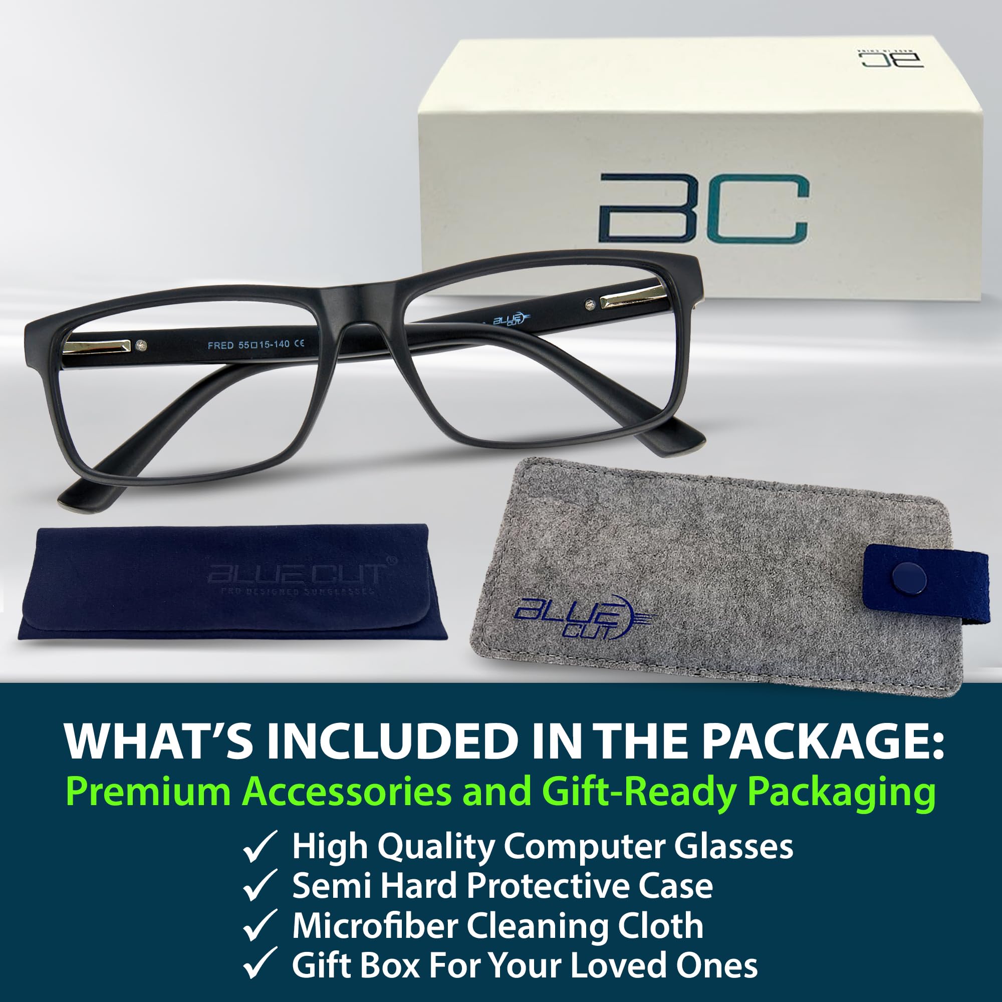 Blue Light Blocking Glasses Anti Fatigue Computer Use Frame