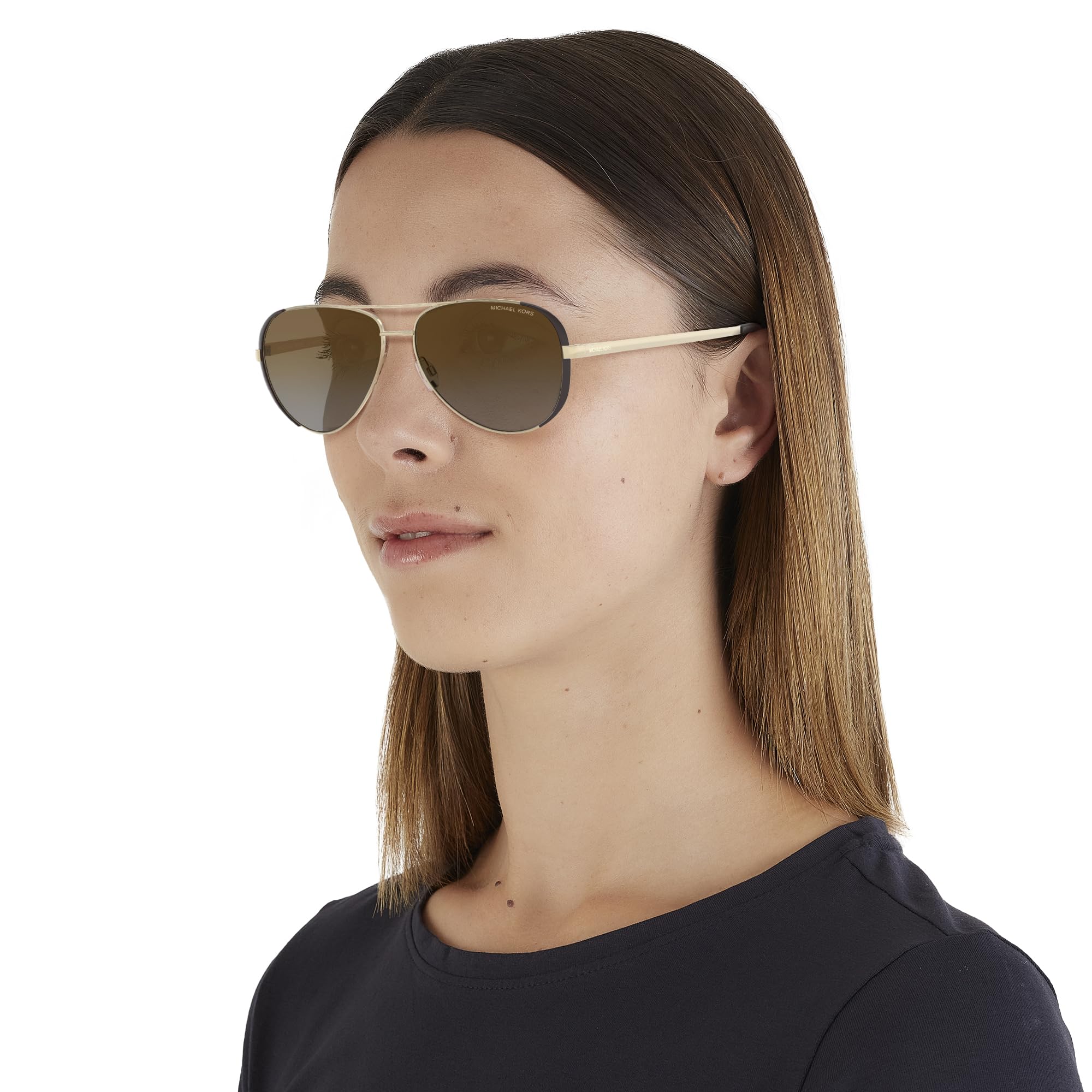 Michael Kors womens Mk5004 Chelsea Aviator Sunglasses