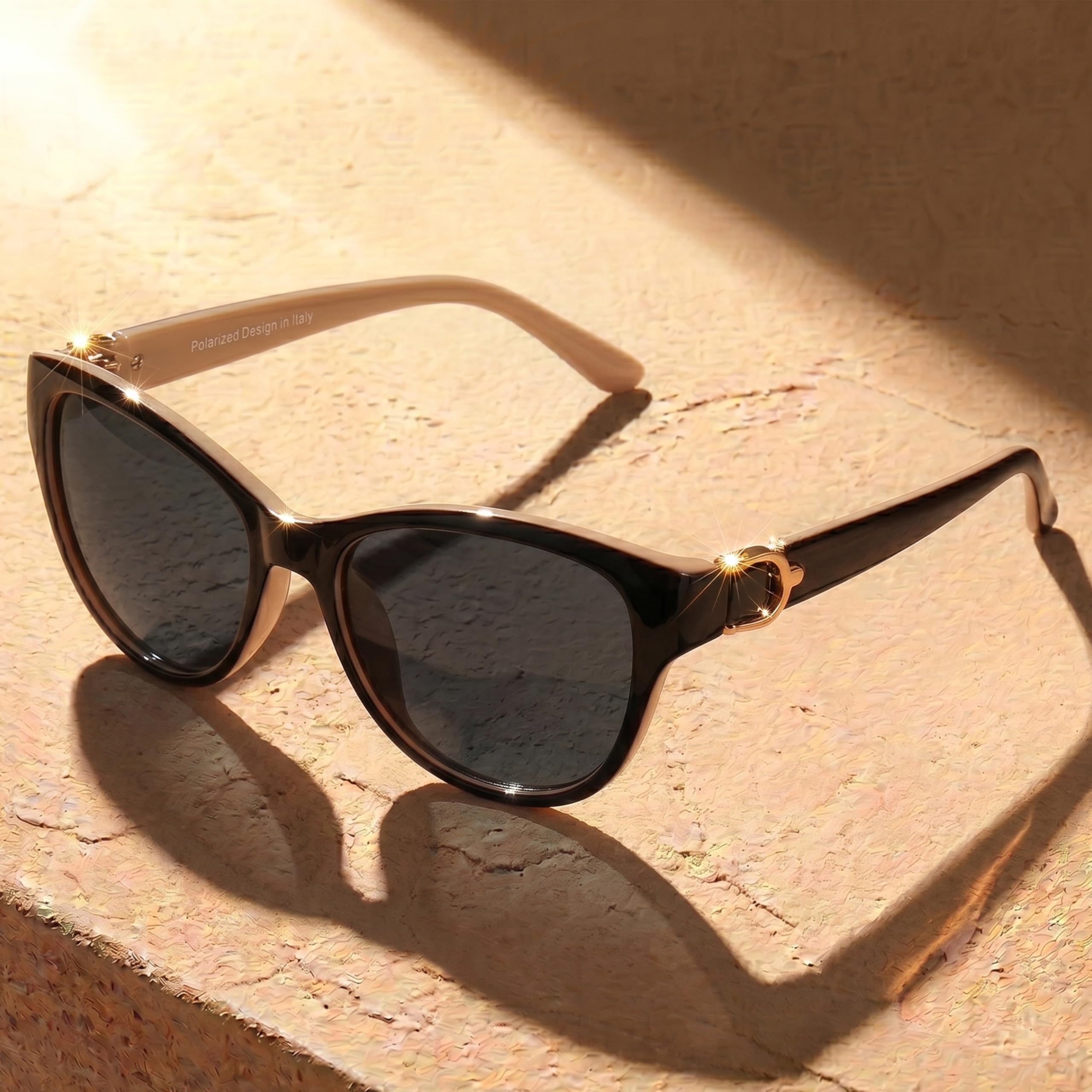 Cat Eye Polarized Sunglasses UV Protection Stylish Frame